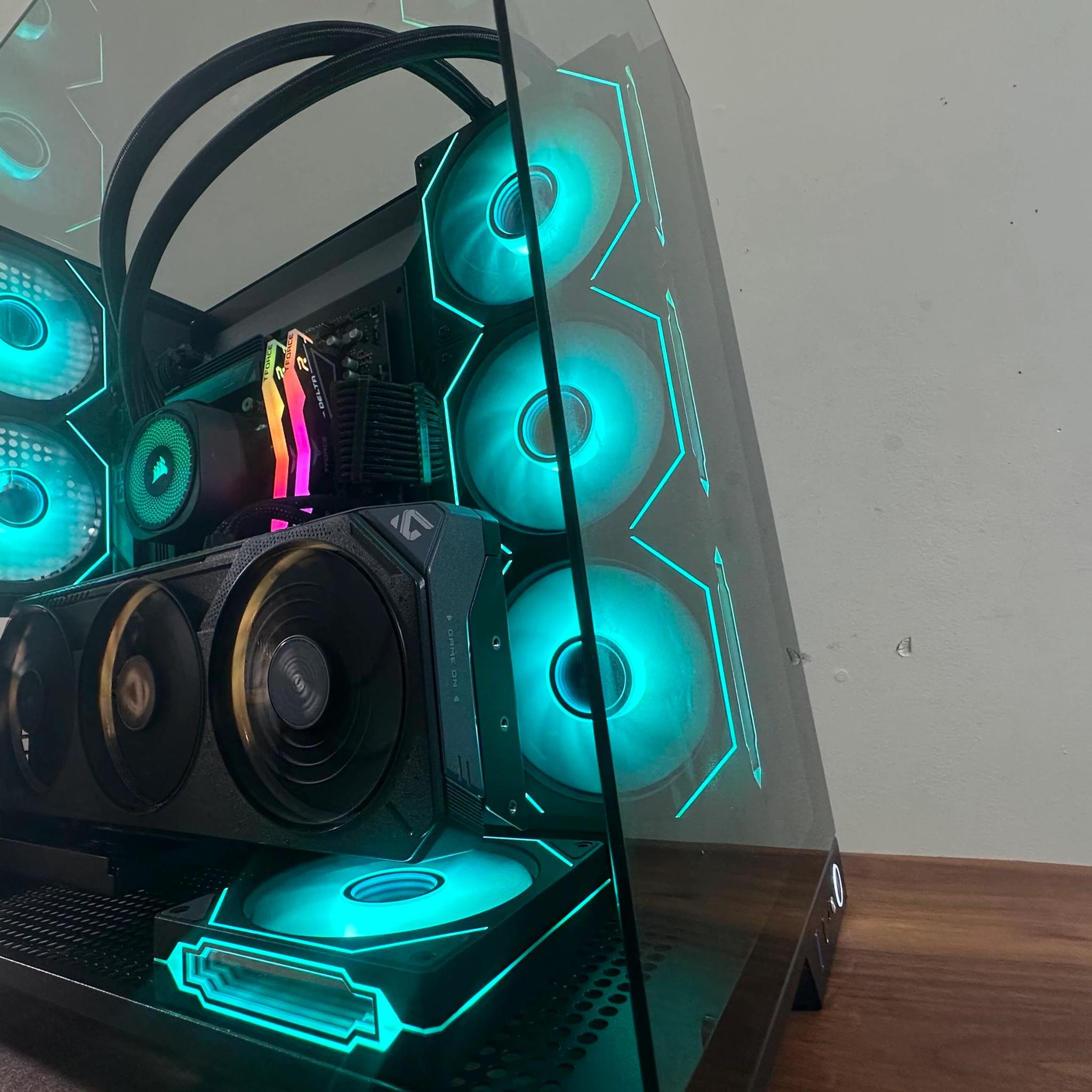 🔥"The Obsidian Core" RTX 5070 | Ryzen 7800X3D | 32GB DDR5 | 2TB | Showcase RGB Build