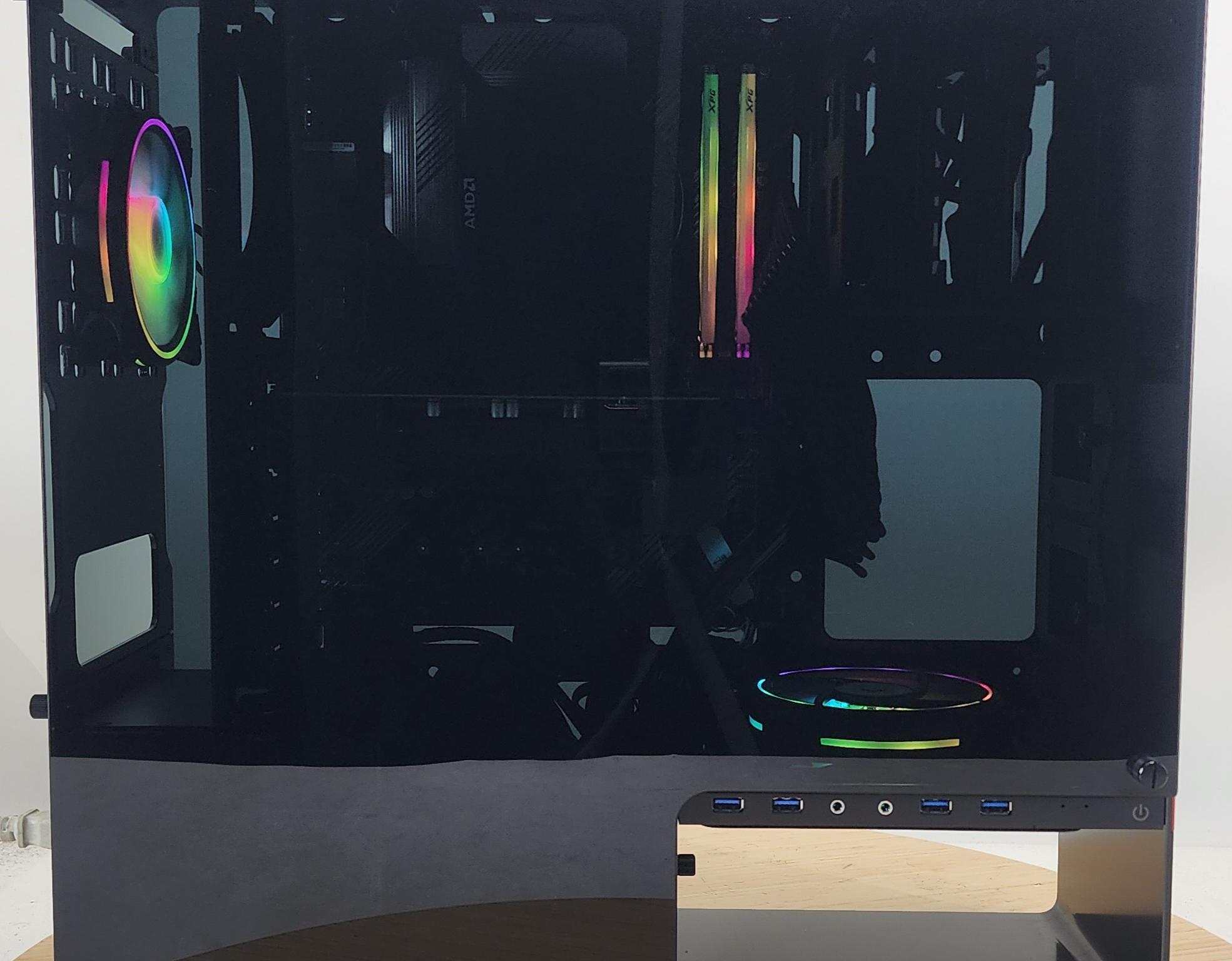 Gaming PC Ryzen 5 5500 16GB RAM 500GB SSD RX 6600 XT 8GB Windows 11 Computer