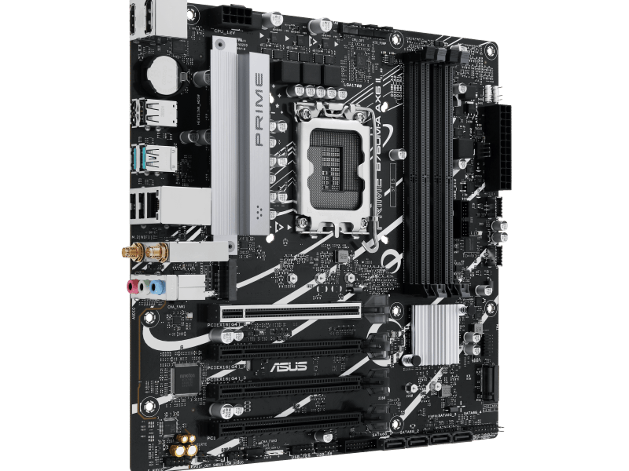ASUS PRIME B760M-A AX6 II Intel LGA 1700MicroATX Desktop Motherboard