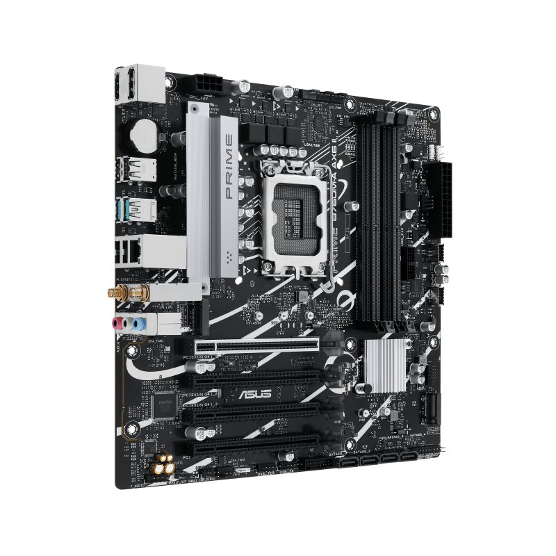 ASUS PRIME B760M-A AX6 II Intel LGA 1700MicroATX Desktop Motherboard