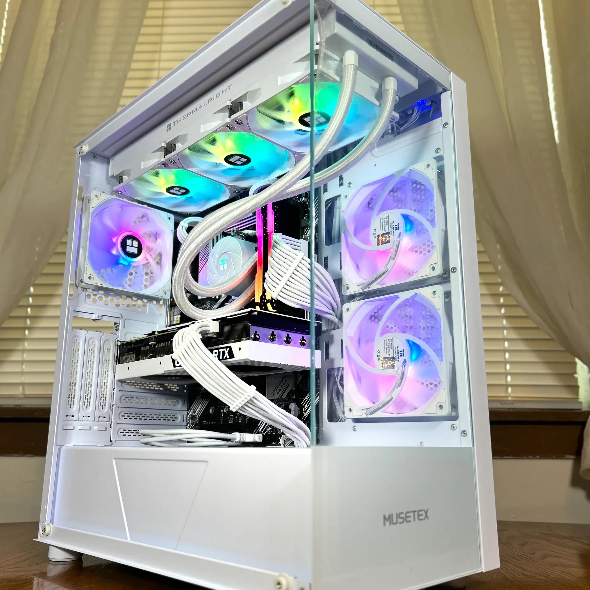❄️RTX 3080 | Ryzen 5 5600x ❄️ 1440p Ready ❄️ White Gaming PC ❄️