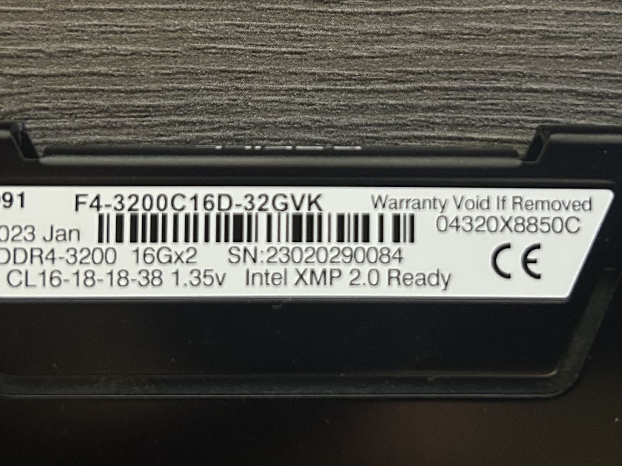 G.Skill Ripjaws V DDR4 32GB (16GBx2)