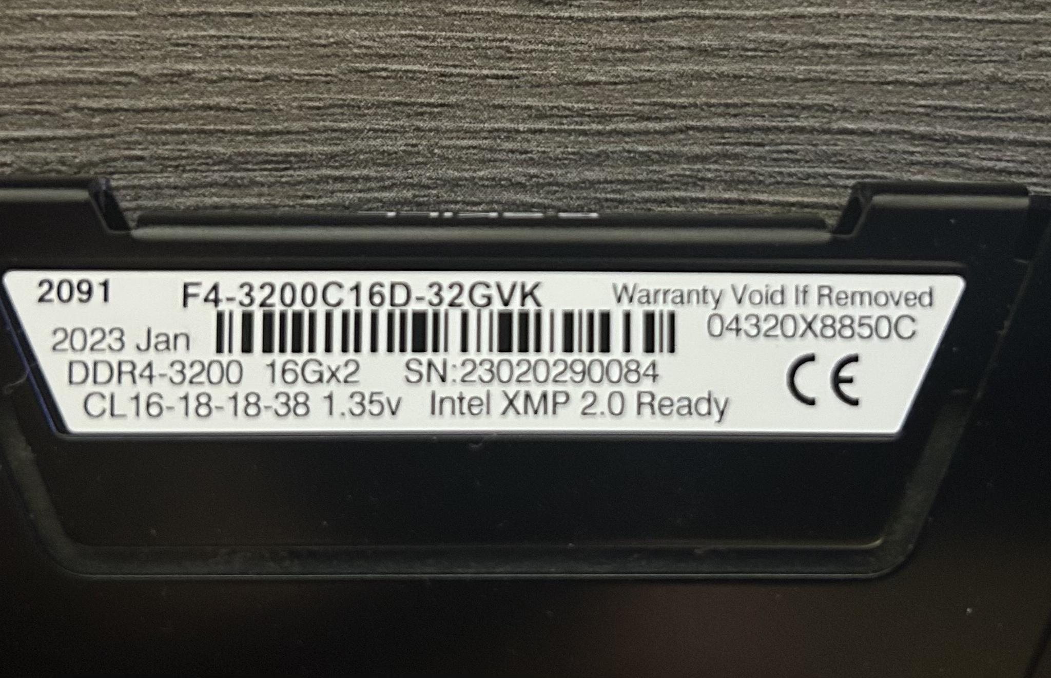G.Skill Ripjaws V DDR4 32GB (16GBx2)