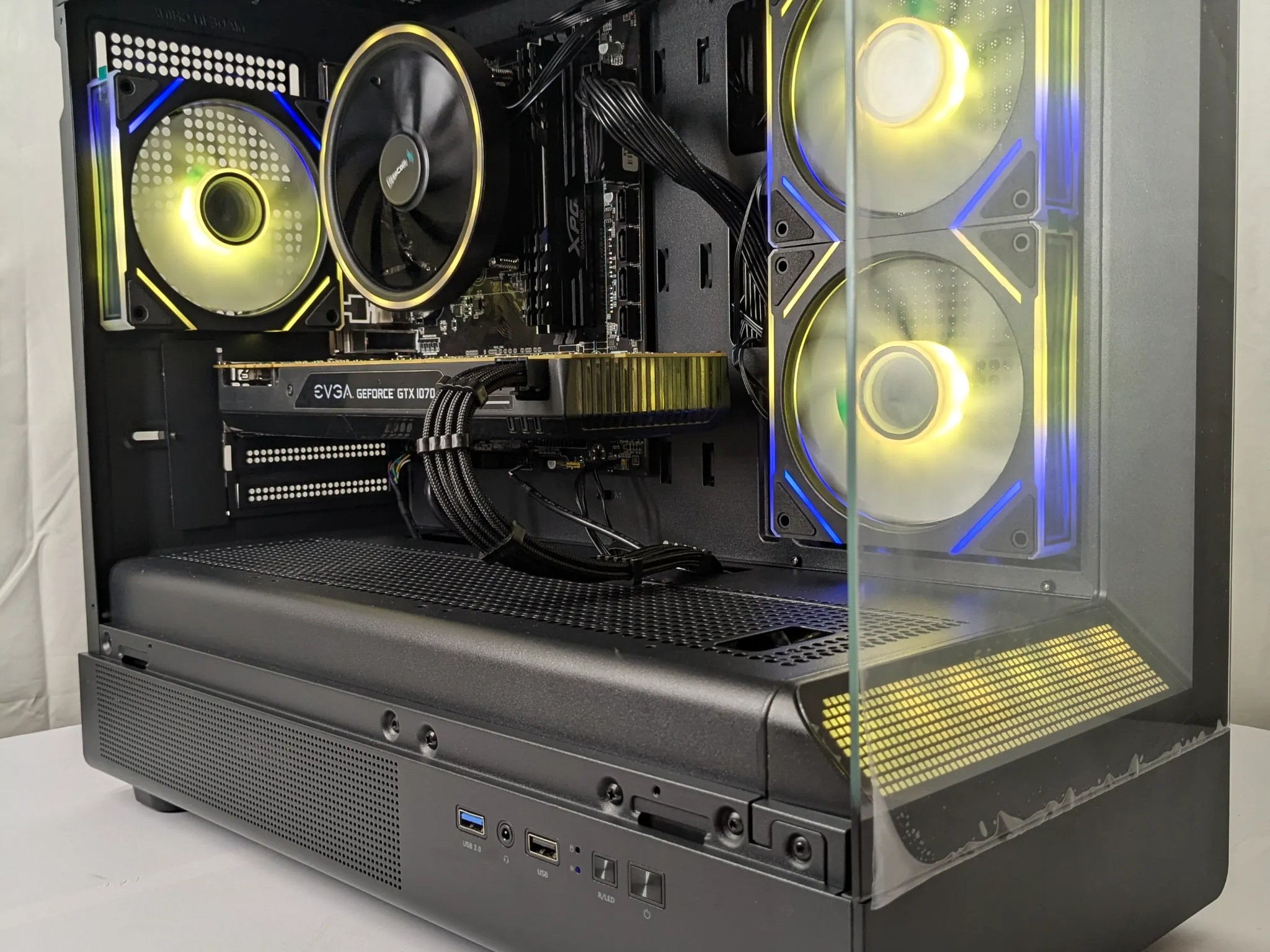 GTX 1070 Gaming PC – Ryzen 7 | 16GB DDR4 | 500GB NVMe | DeepCool Cooler | ARGB Glass Case