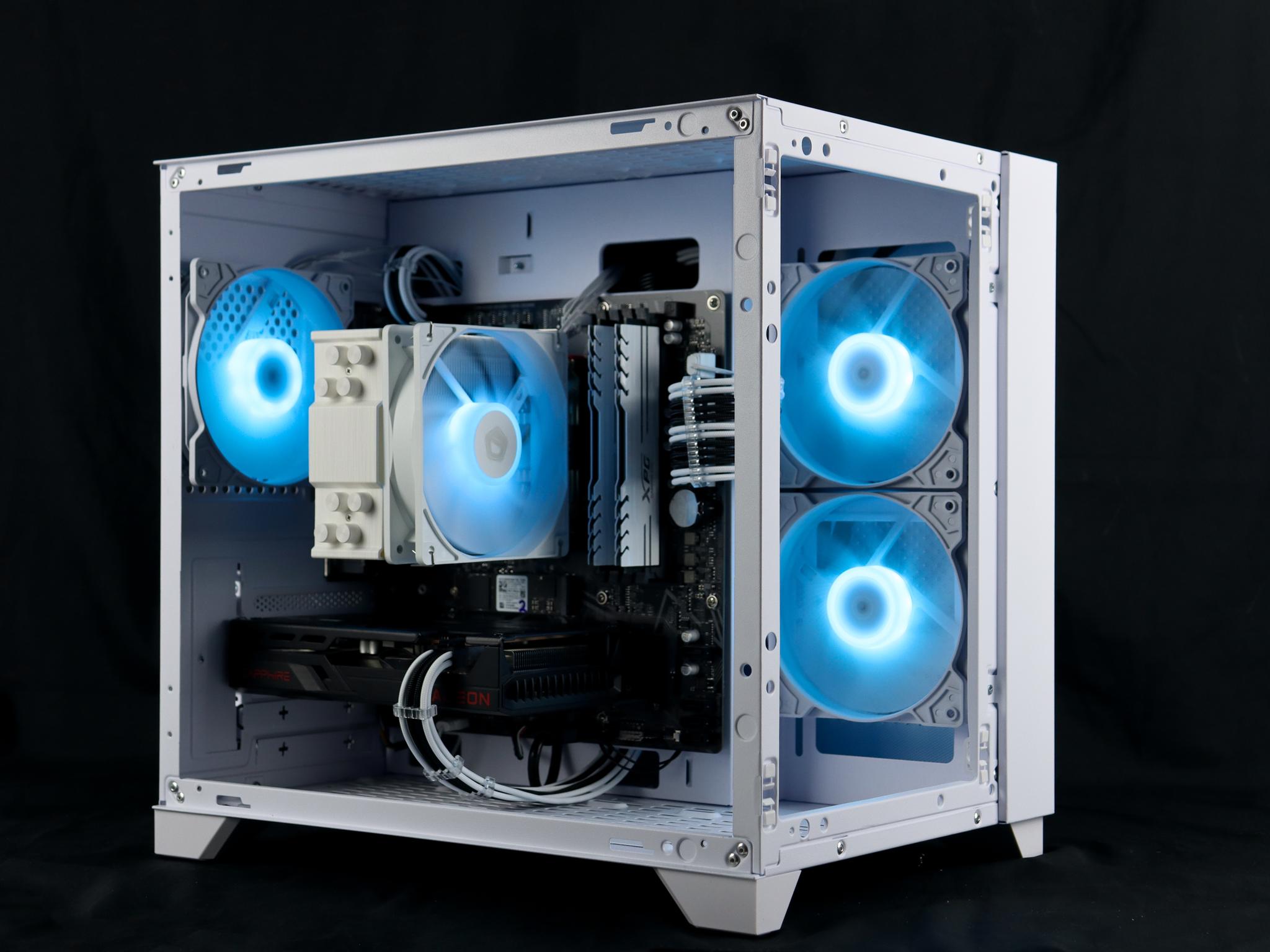 🧊❄️🧊 White Gaming PC – RX 6600 8G , Ryzen 7 2700X, 16GB RAM, 500GB SSD - WiFi, BlueTooth 🧊❄️🧊