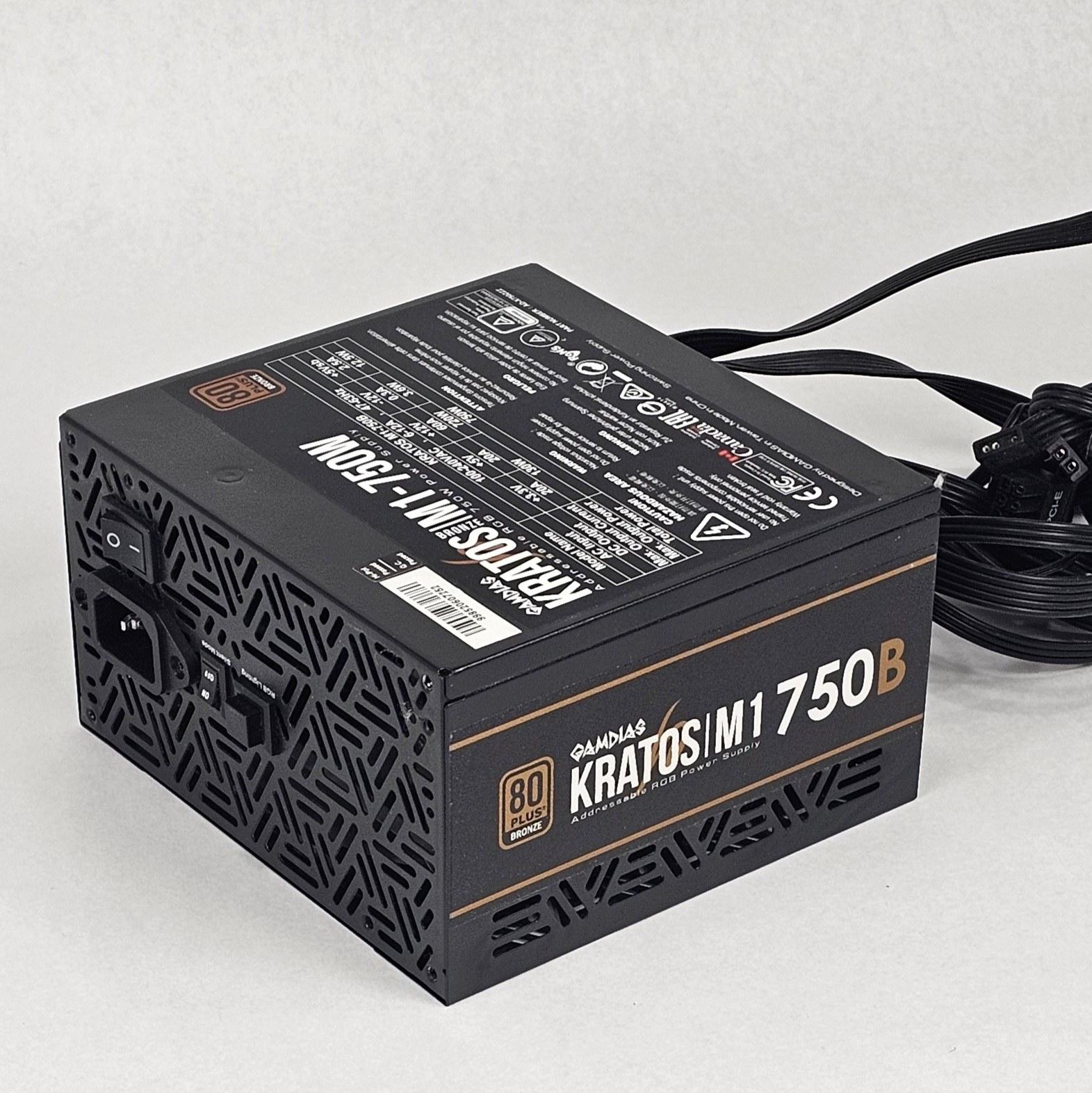 750 Watt PSU GAMDIAS KRATOS M1-750B Power Supply