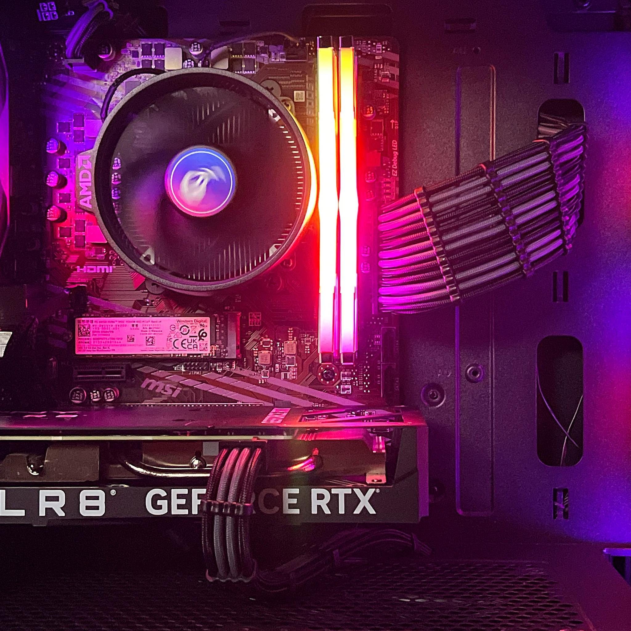 🔥 RTX 4060 Performance Gaming PC - Ryzen 5 4500, 16gb, 1tb NVME