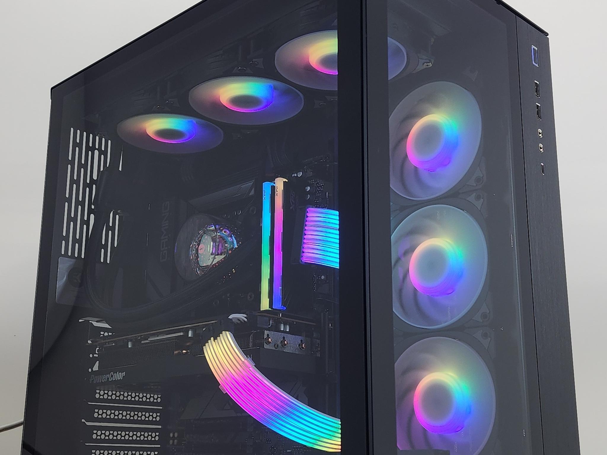 Gaming PC Ryzen 5 7600X3D 32GB RAM 2TB SSD RX 7800 XT 16GB Windows 11 Computer