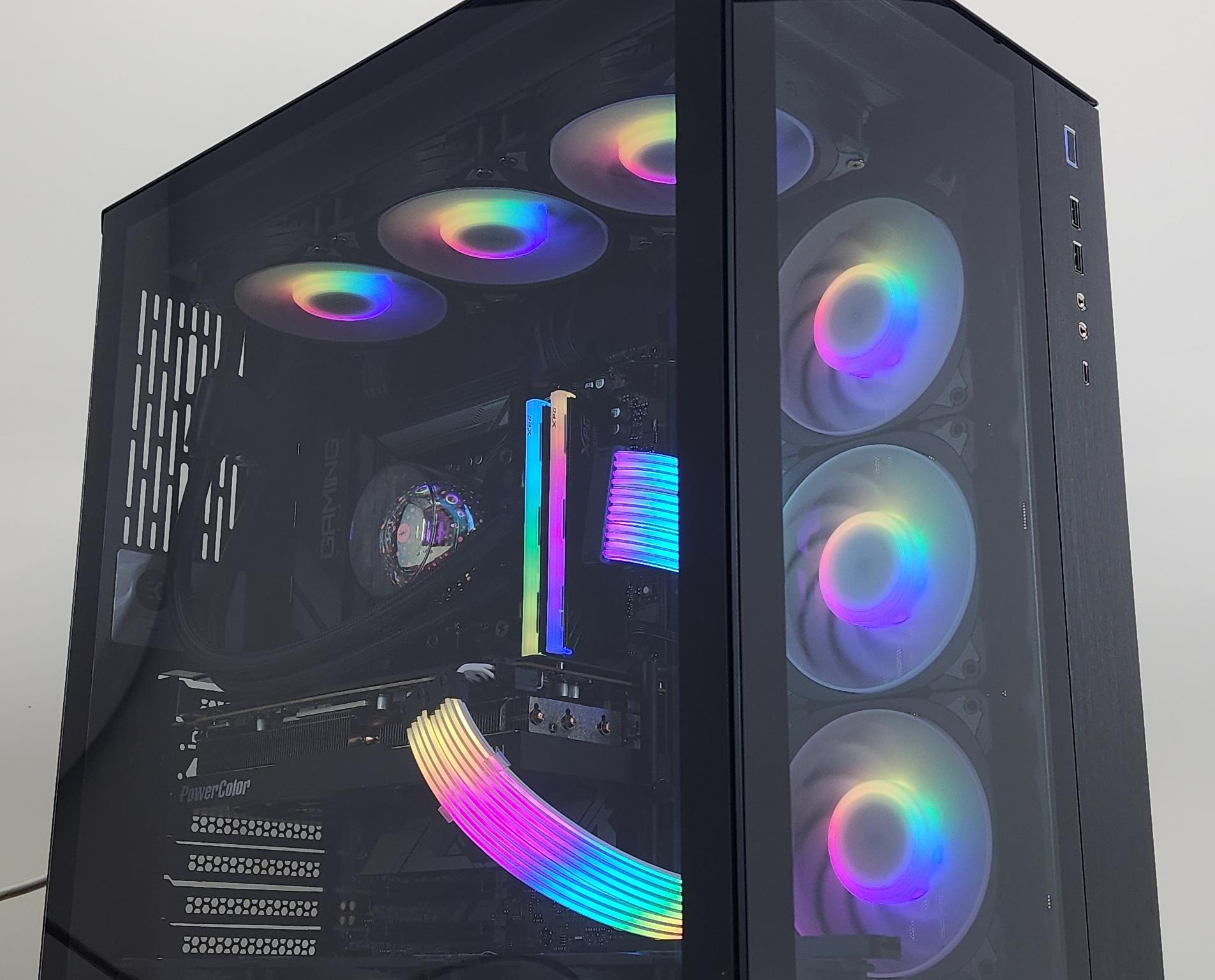 Gaming PC Ryzen 5 7600X3D 32GB RAM 2TB SSD RX 7800 XT 16GB Windows 11 Computer