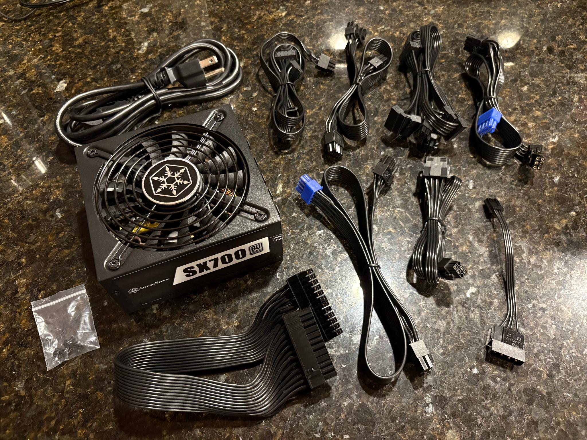 SilverStone 700W SFX-L Fully Modular Platinum Power Supply