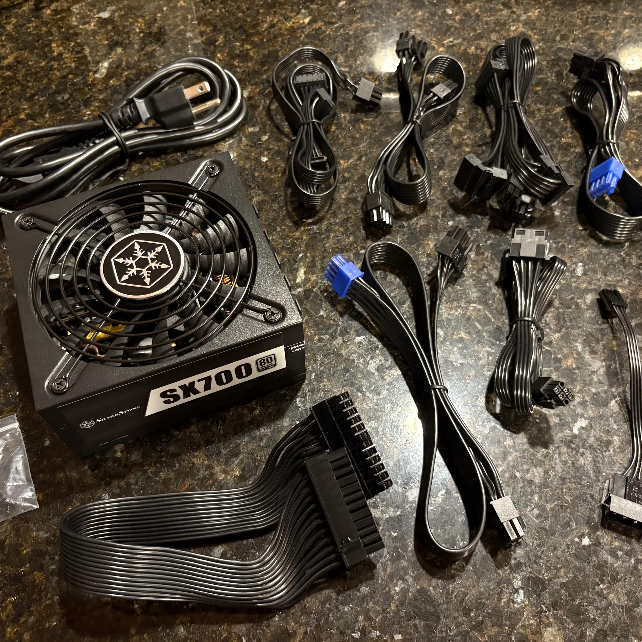 SilverStone 700W SFX-L Fully Modular Platinum Power Supply