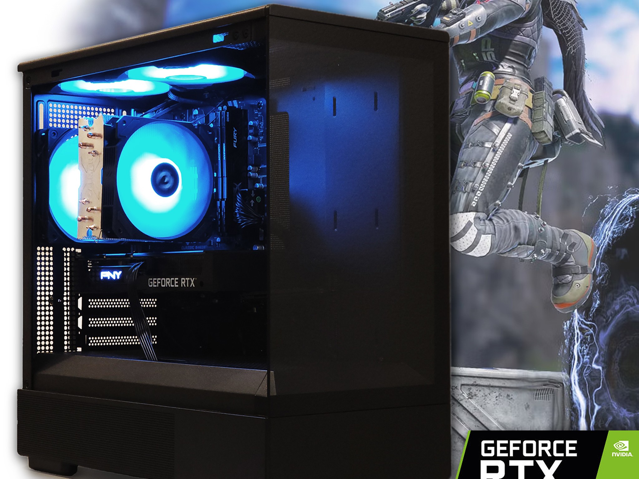 👑 Max Performance Gaming PC | Ryzen 5 5500, GEFORCE RTX 3060, 32GB RAM, 1TB NVME M.2 SSD, WIFI