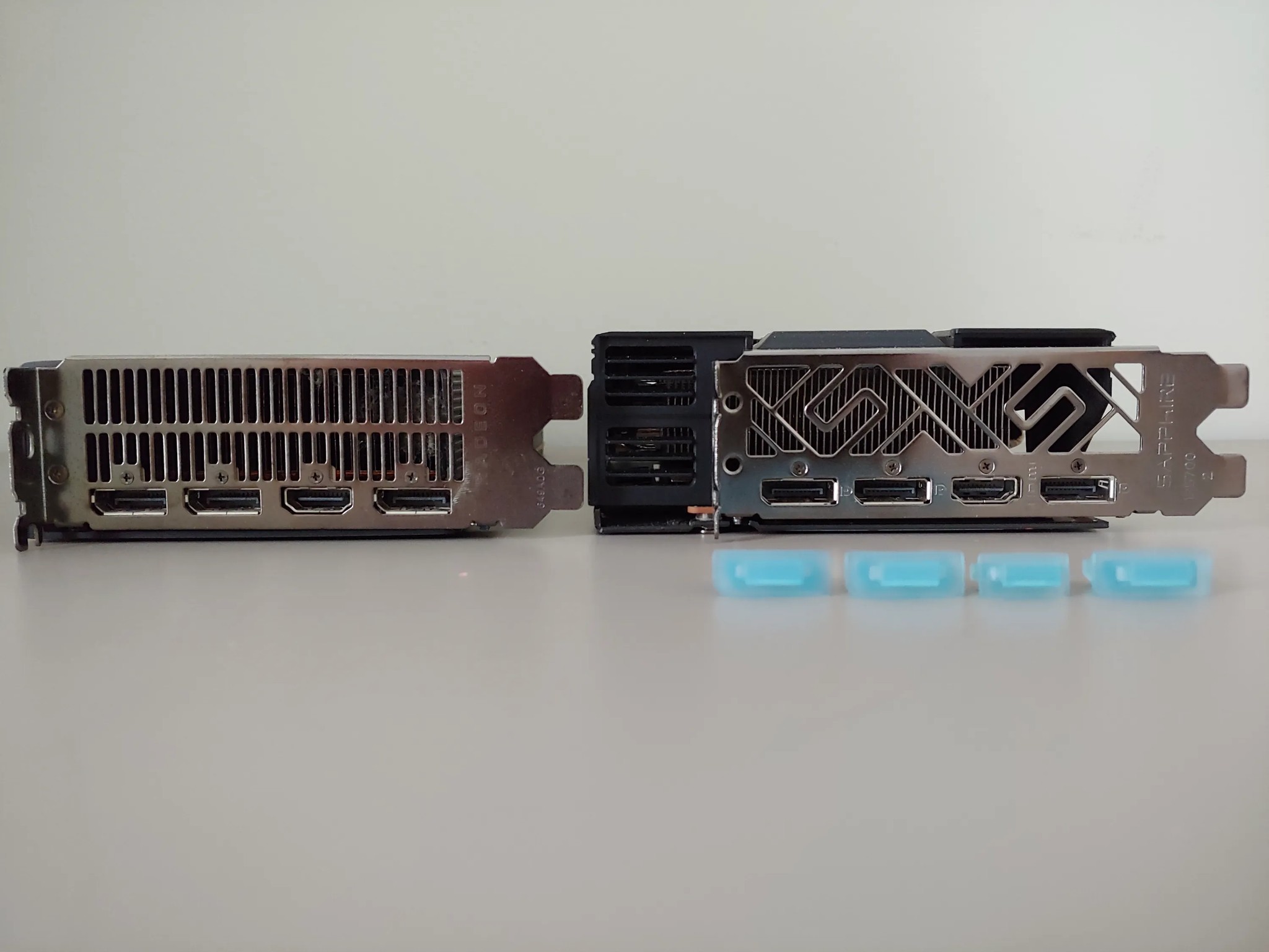 Lot of 8 AMD GPUs – RX 5700 XT (x6) + RX 580 (x2) – VBIOS Disk Included – Clean, Working, A/C Stored