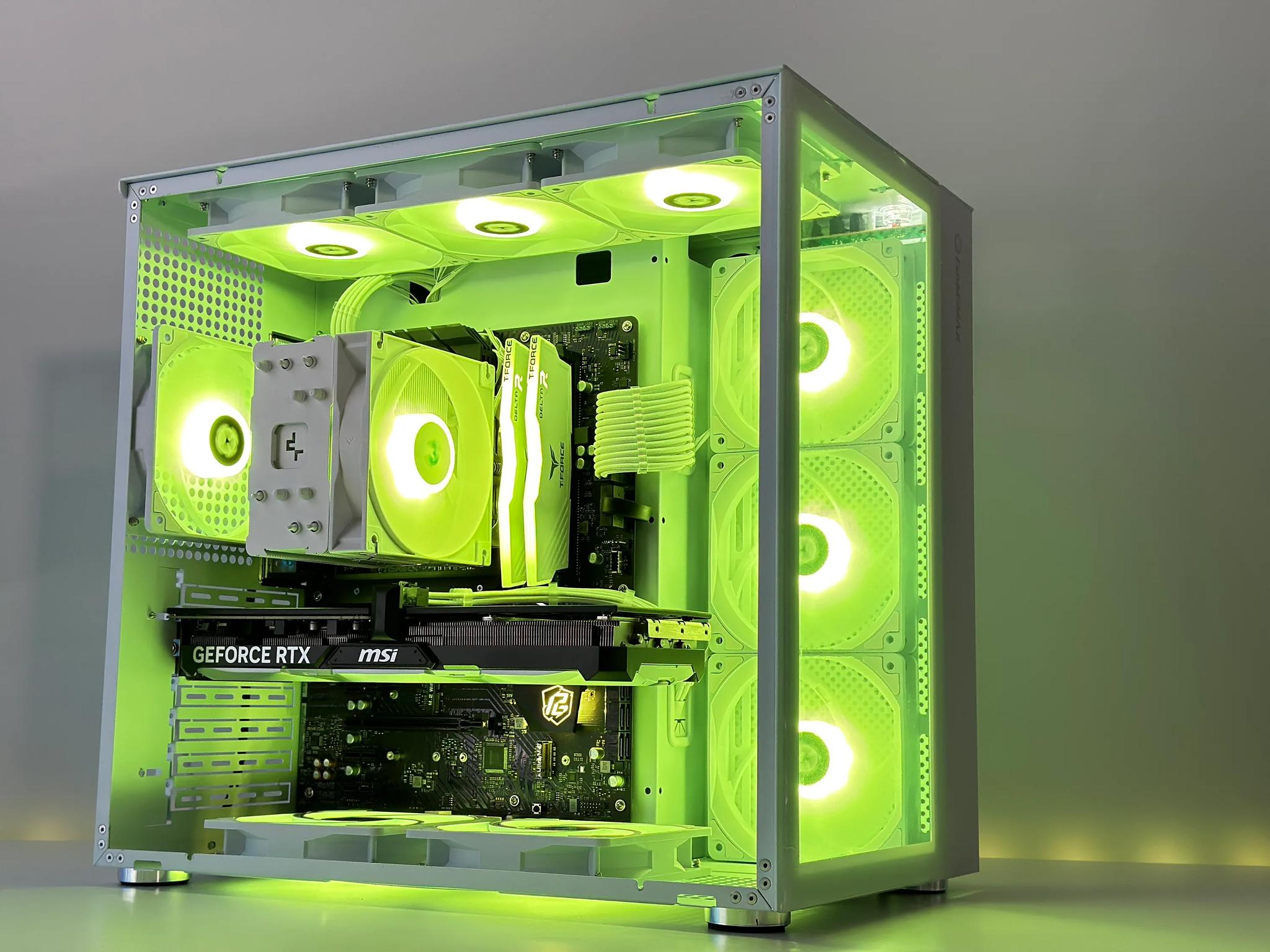 🧊Frozen 🧊Gaming PC❄️Nvidia RTX 4070 12GB❄️Intel 13500T 14Core❄️32GB DDR4❄️1TB NVME
