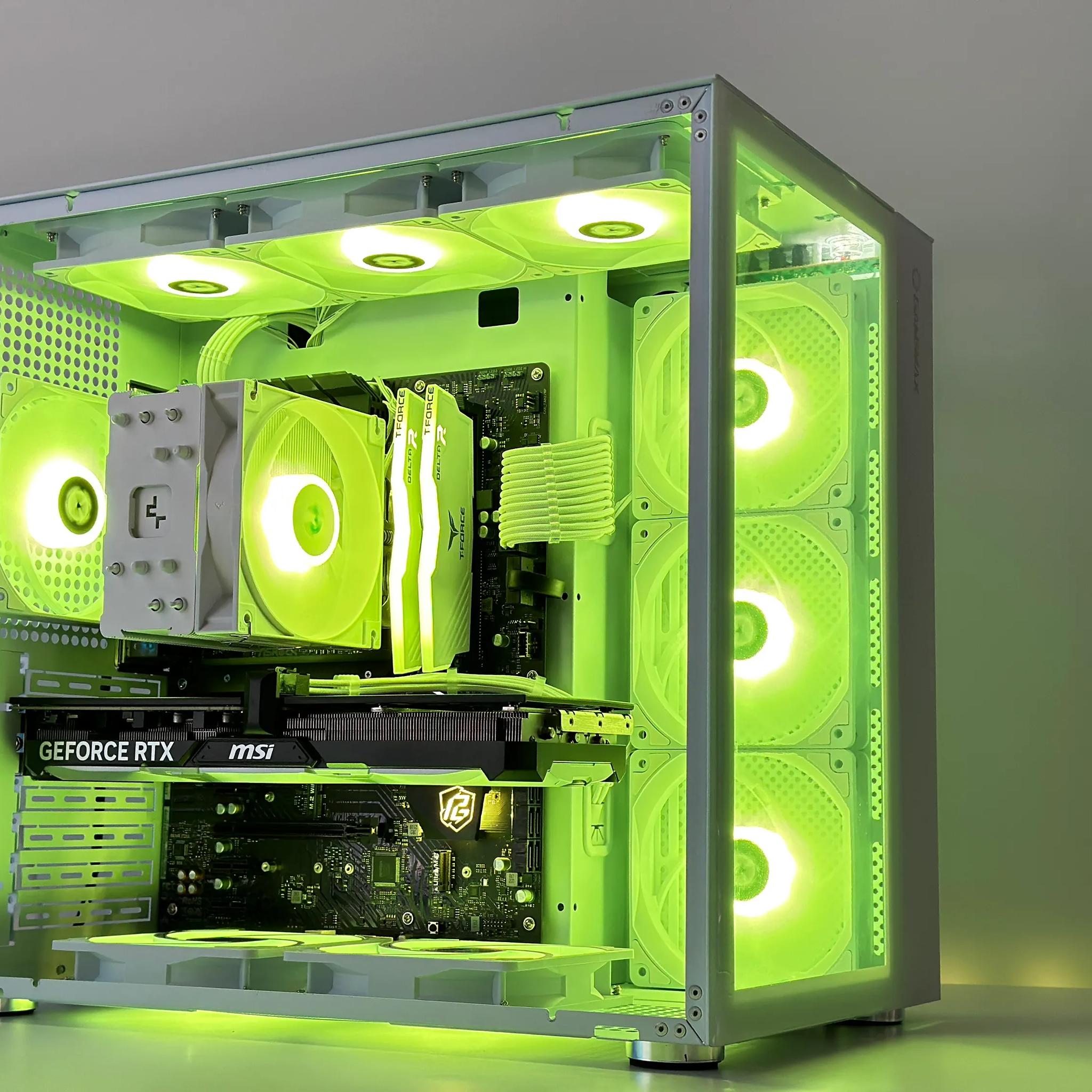 🧊Frozen 🧊Gaming PC❄️Nvidia RTX 4070 12GB❄️Intel 13500T 14Core❄️32GB DDR4❄️1TB NVME