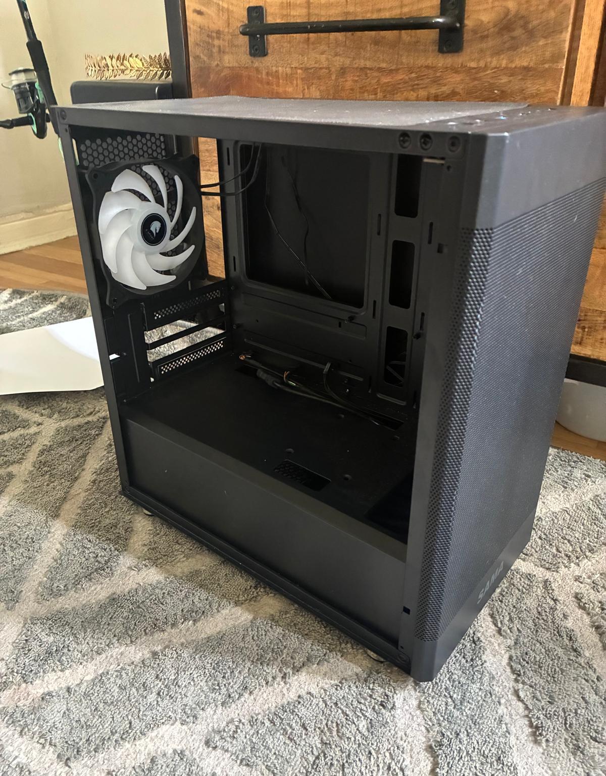 Sama ARGB-Q5-BK Black USB3.0 Tempered Glass Micro ATX