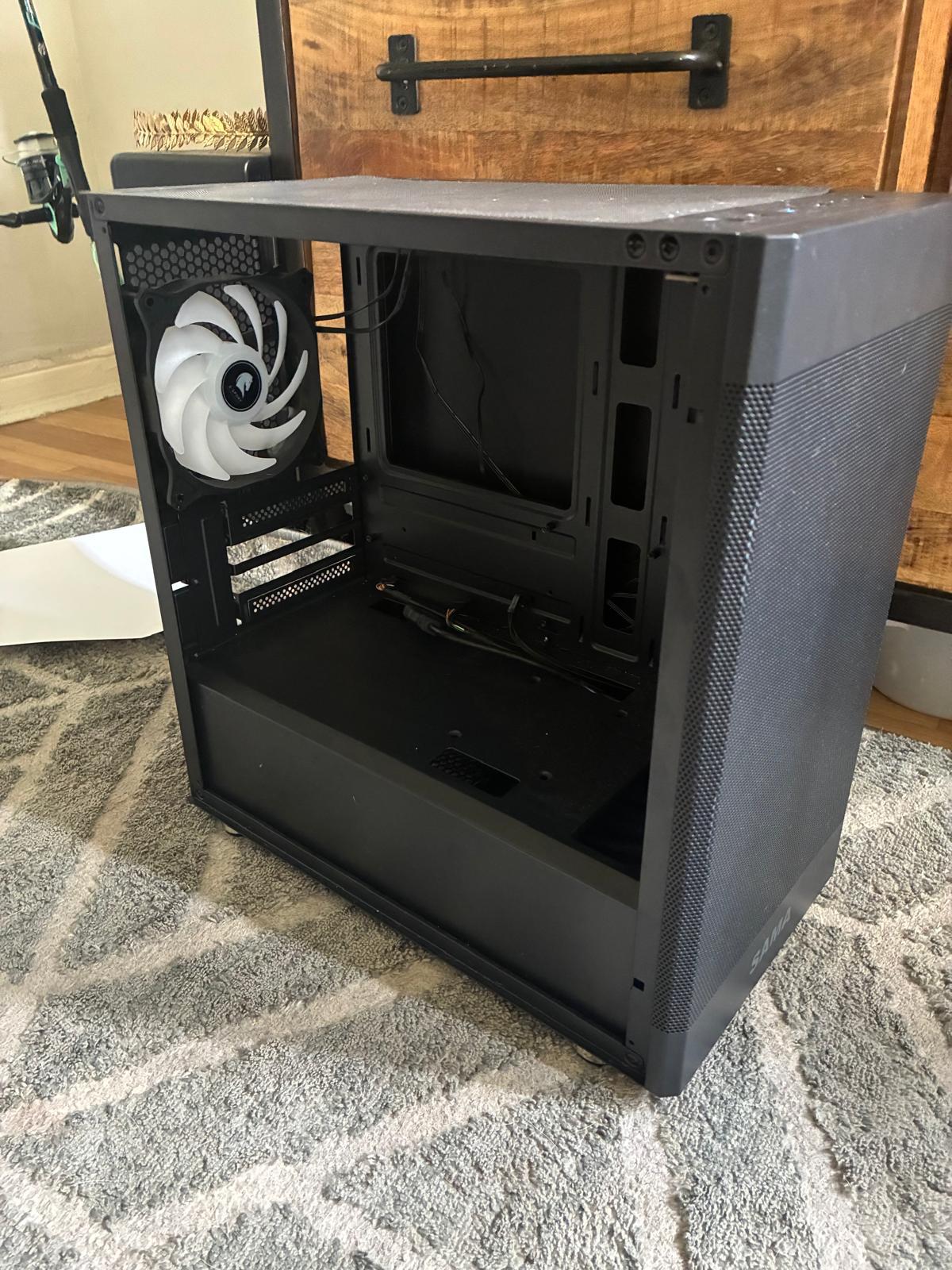 Sama ARGB-Q5-BK Black USB3.0 Tempered Glass Micro ATX