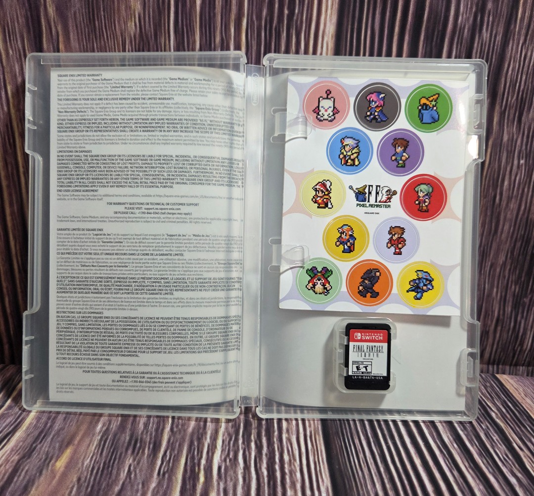 Final Fantasy I II III IV V VI Collection Aniversary Edition W