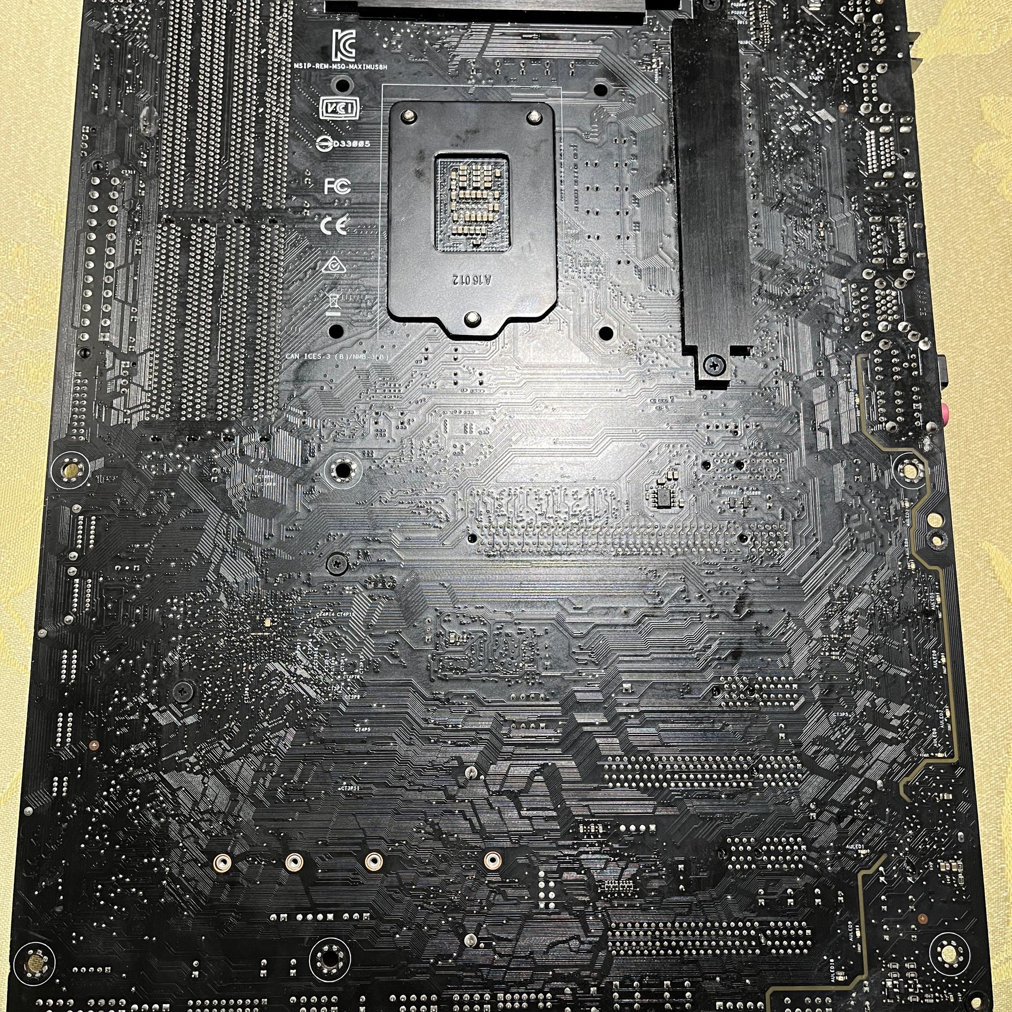 ASUS MAXIMUS VIII HERO LGA 1151 Motherboard – Parts / Not Working – Bent Pins