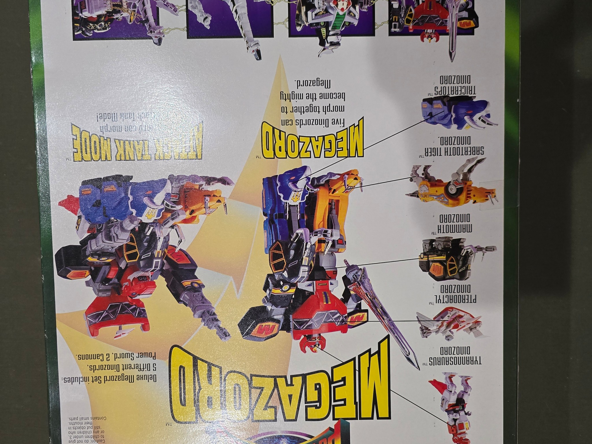 Vintage Mighty Morphin Power Rangers Megazord Deluxe Set 1993 Bandai Open Box 2260 Original