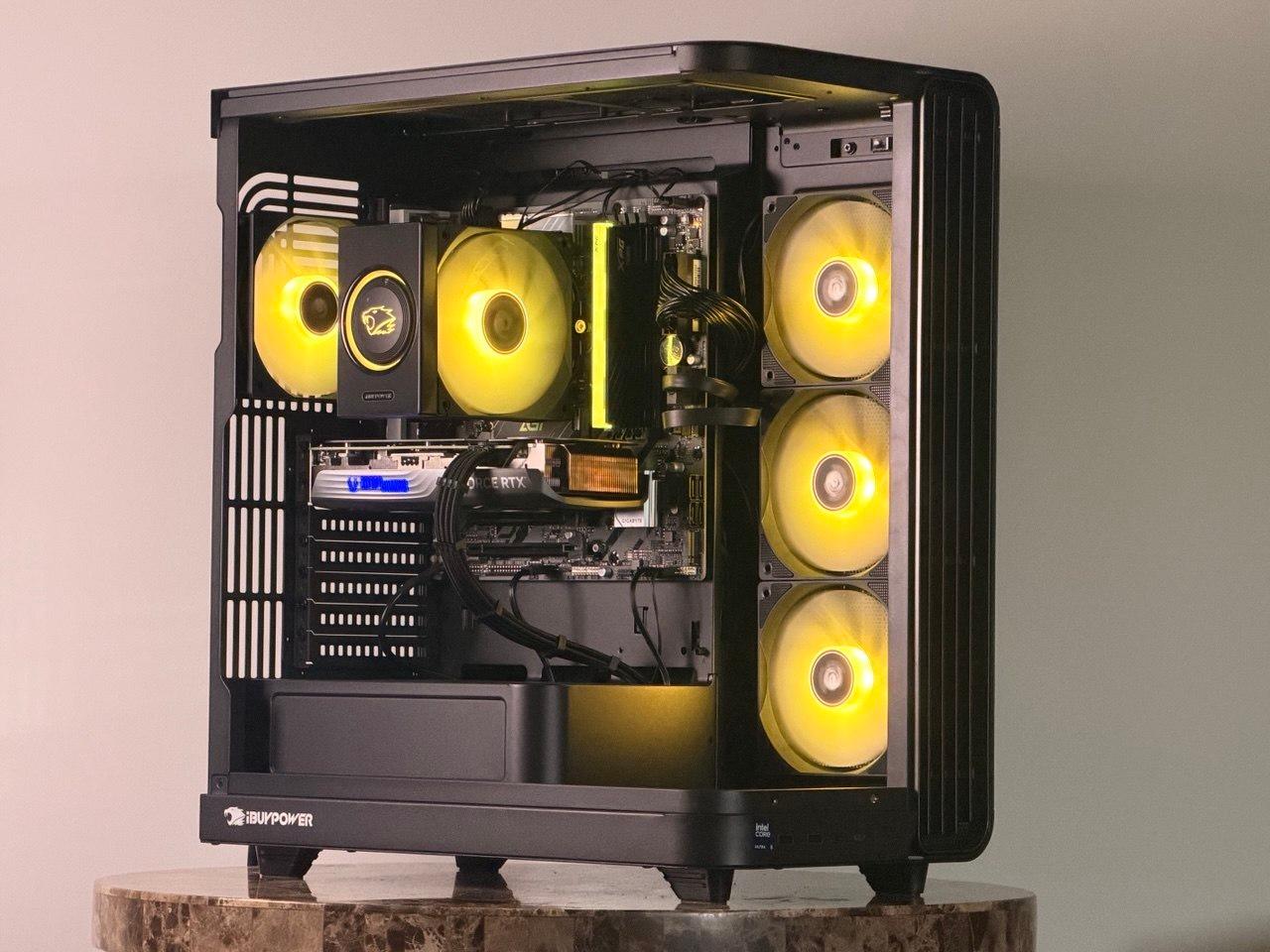 FREE SHIP 🖤🌈 Black RGB Gaming PC | RTX 4070 W/ WARRANTY | Core 5 225F | 1TB NVME SSD | 16 GB DDR5