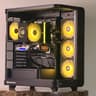 FREE SHIP 🖤🌈 Black RGB Gaming PC | RTX 4070 W/ WARRANTY | Core 5 225F | 1TB NVME SSD | 16 GB DDR5