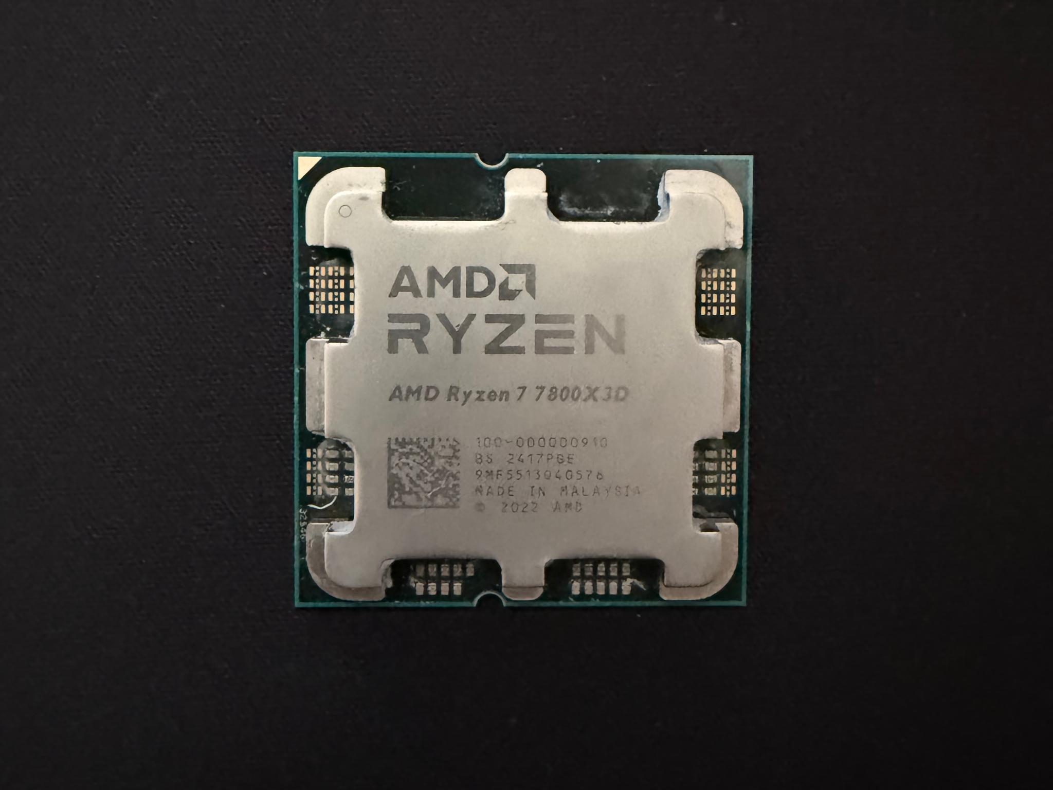 AMD Ryzen 7 7800X3D 8-Core, 16-Thread Zen4 AM5 Desktop Processor