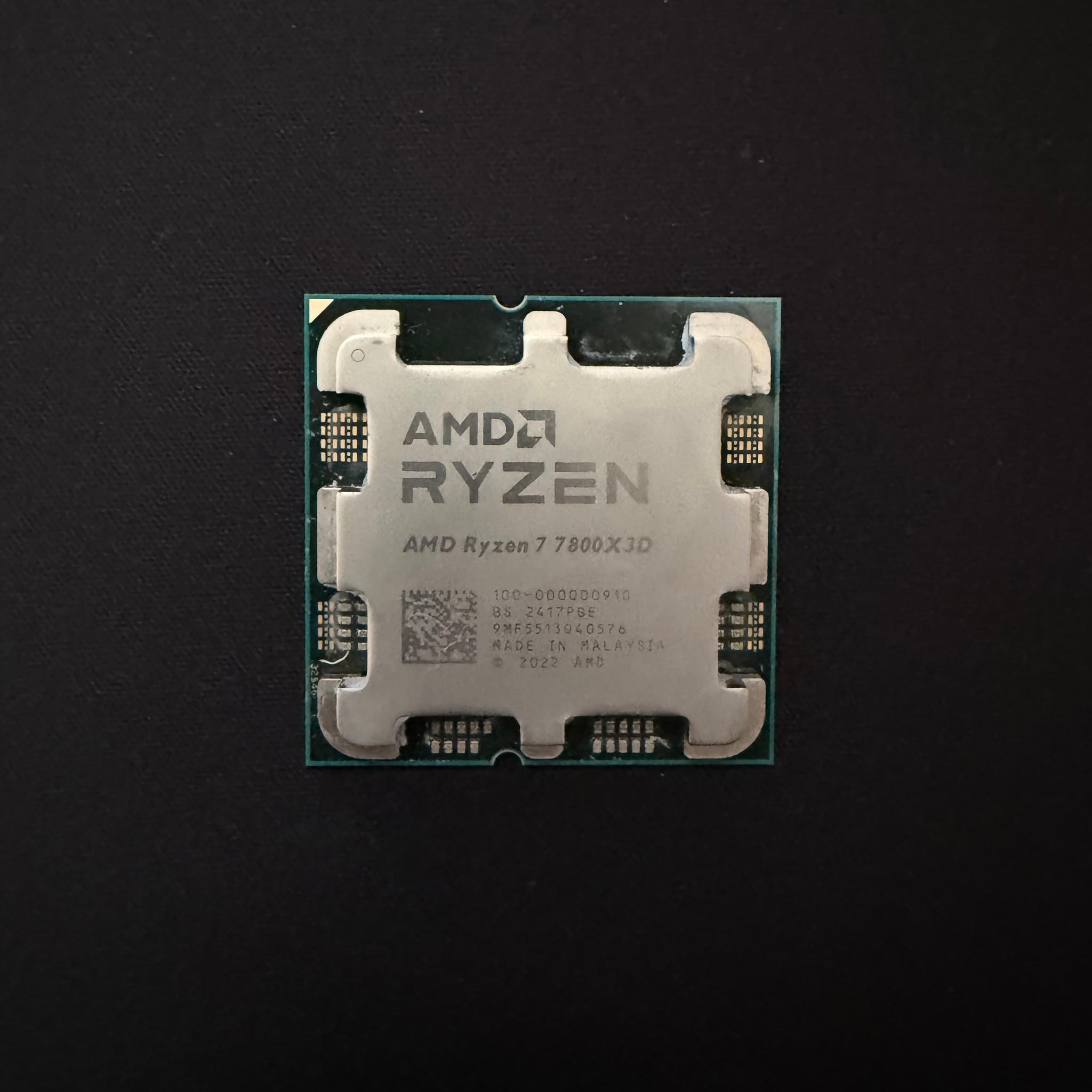AMD Ryzen 7 7800X3D 8-Core, 16-Thread Zen4 AM5 Desktop Processor