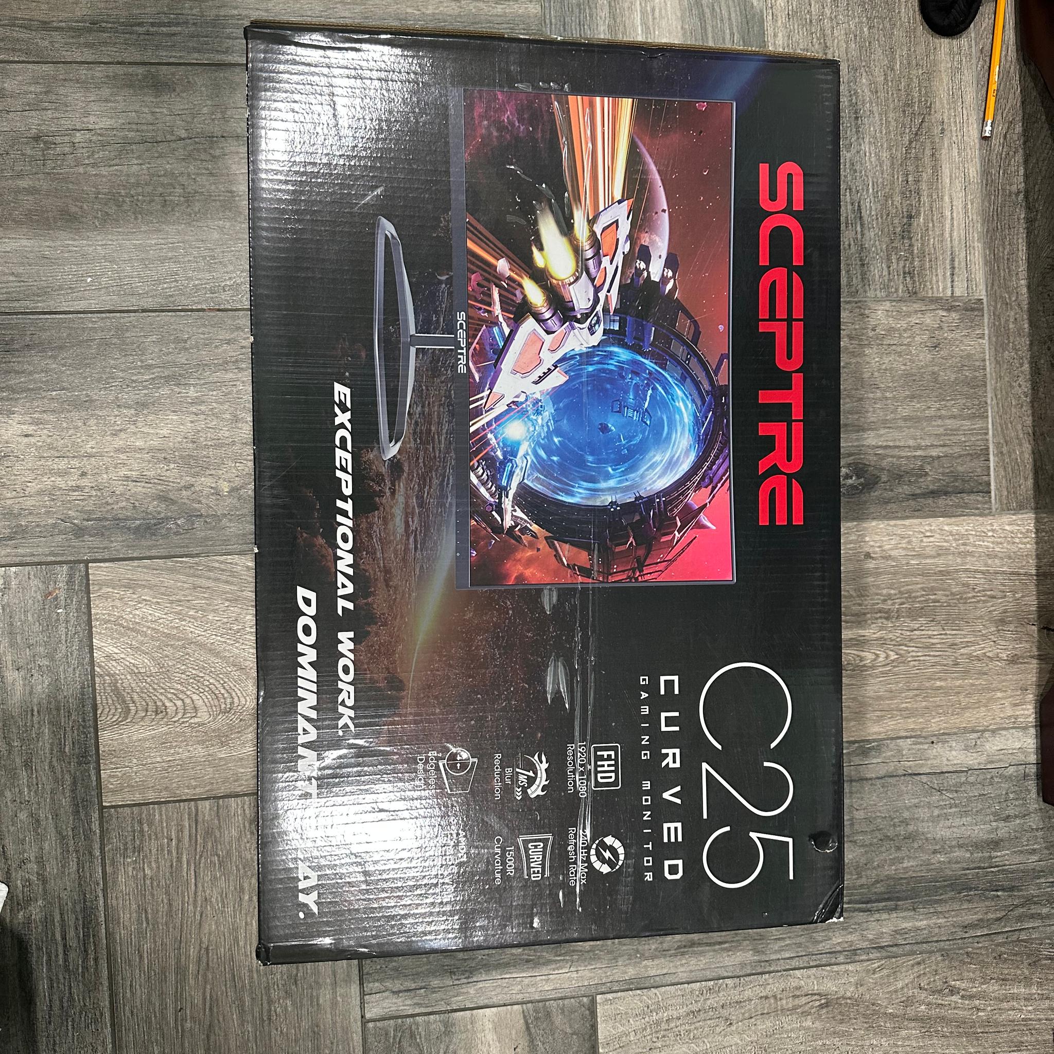 Sceptre Curved 27 in 240Hz 1080p Gaming Monitor (Black)