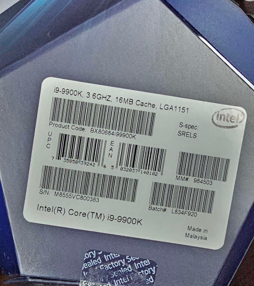 Intel i9-9900K Unlocked | Jawa
