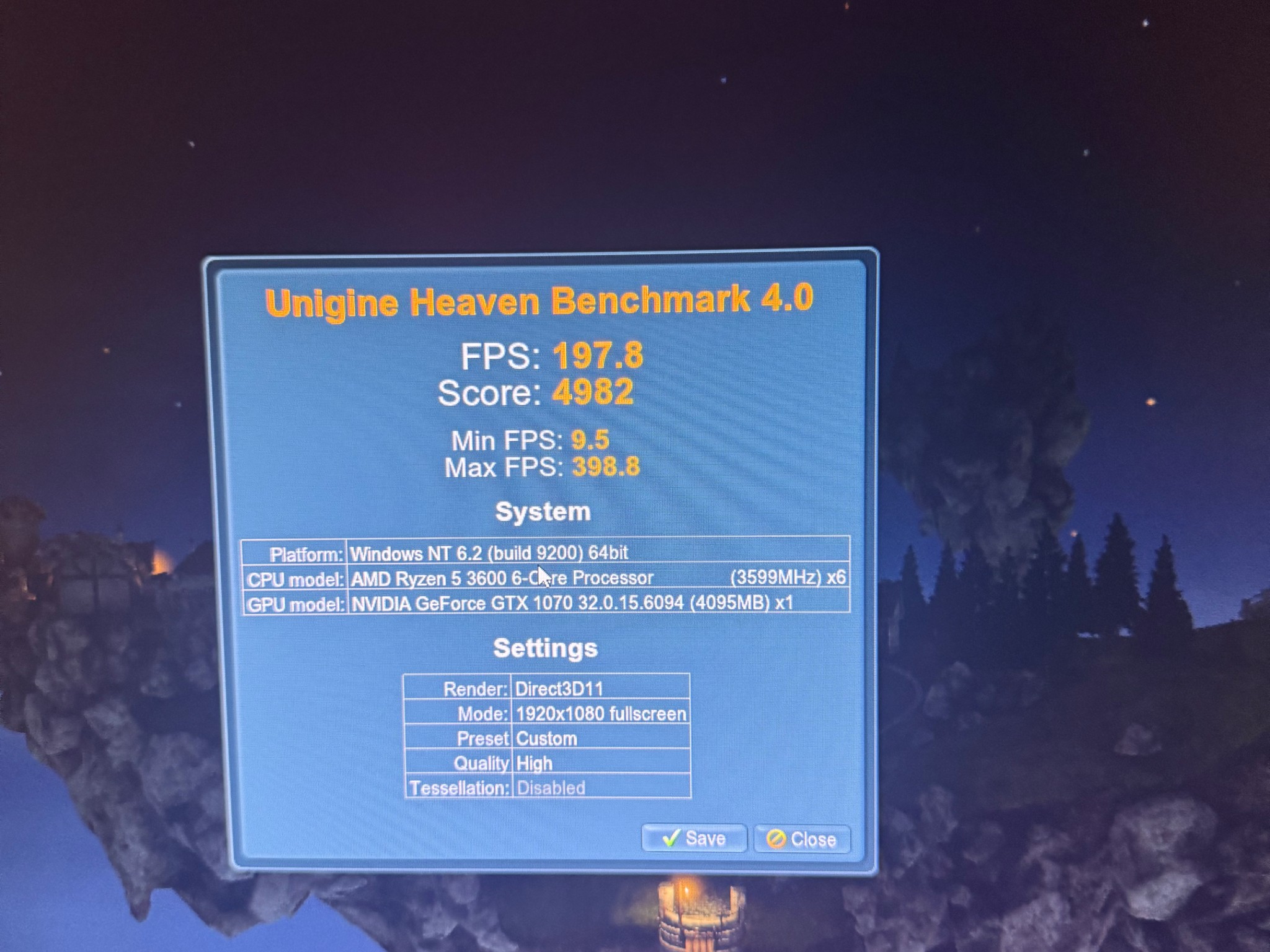 Ryzen 3600, GTX 1070, 1 TB