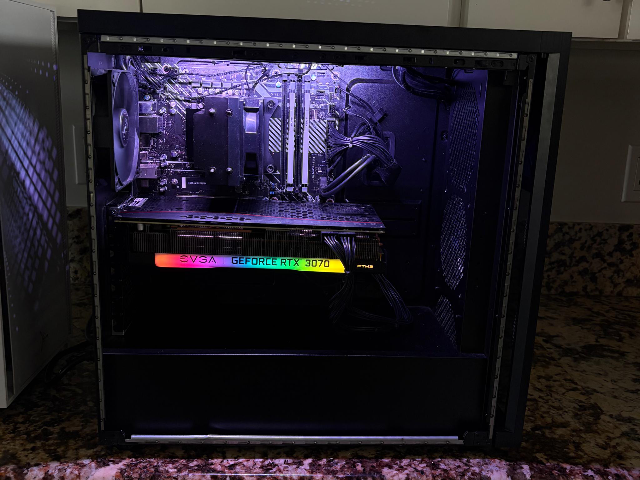 Gaming pc rtx 3070 FTW3 ryzen 5 7600