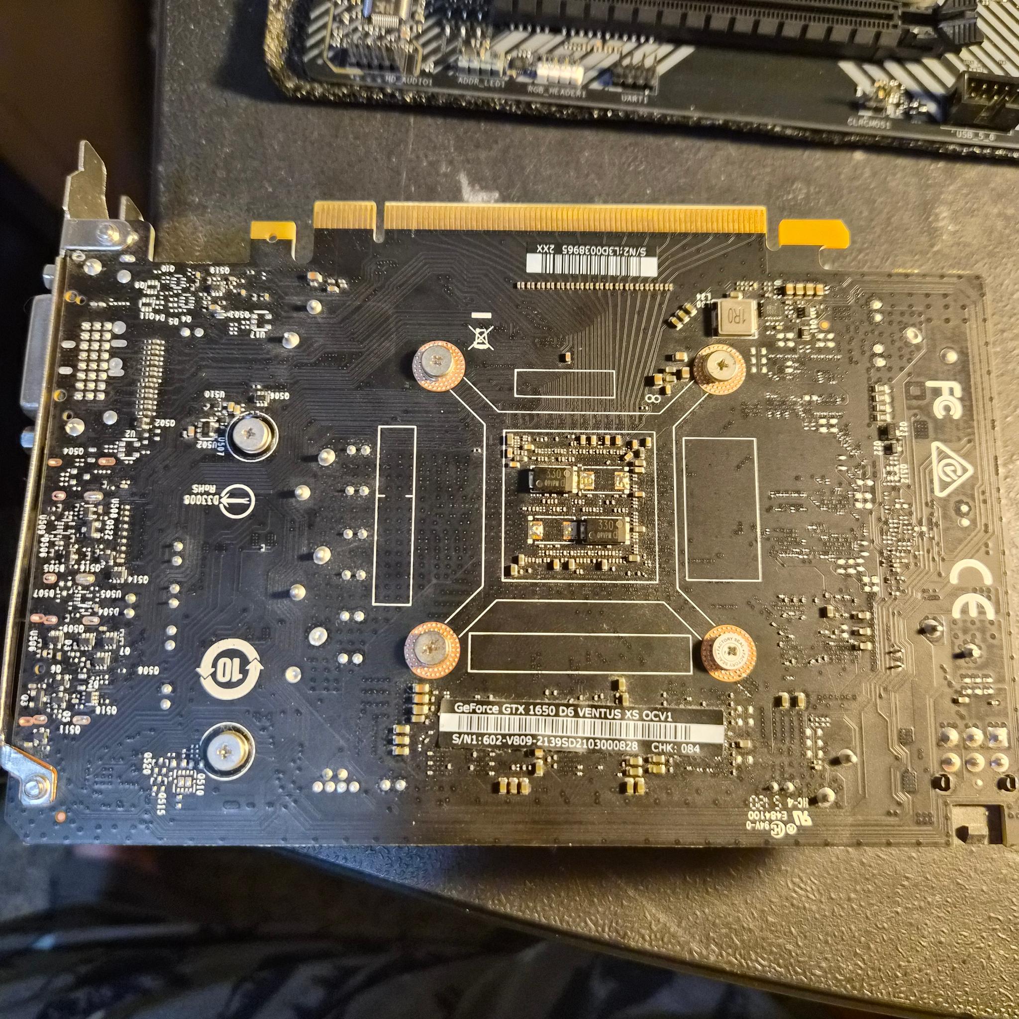 MSI Ventus XS OCV1 GeForce GTX 1650 G6 4 GB