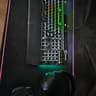 Corsair K100 RGB Mechanical Keyboard and RGB Full size mouse pad.