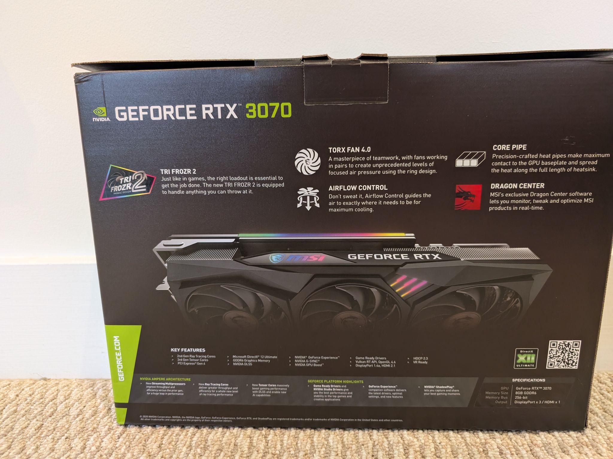 MSI GeForce RTX 3070 GAMING X TRIO