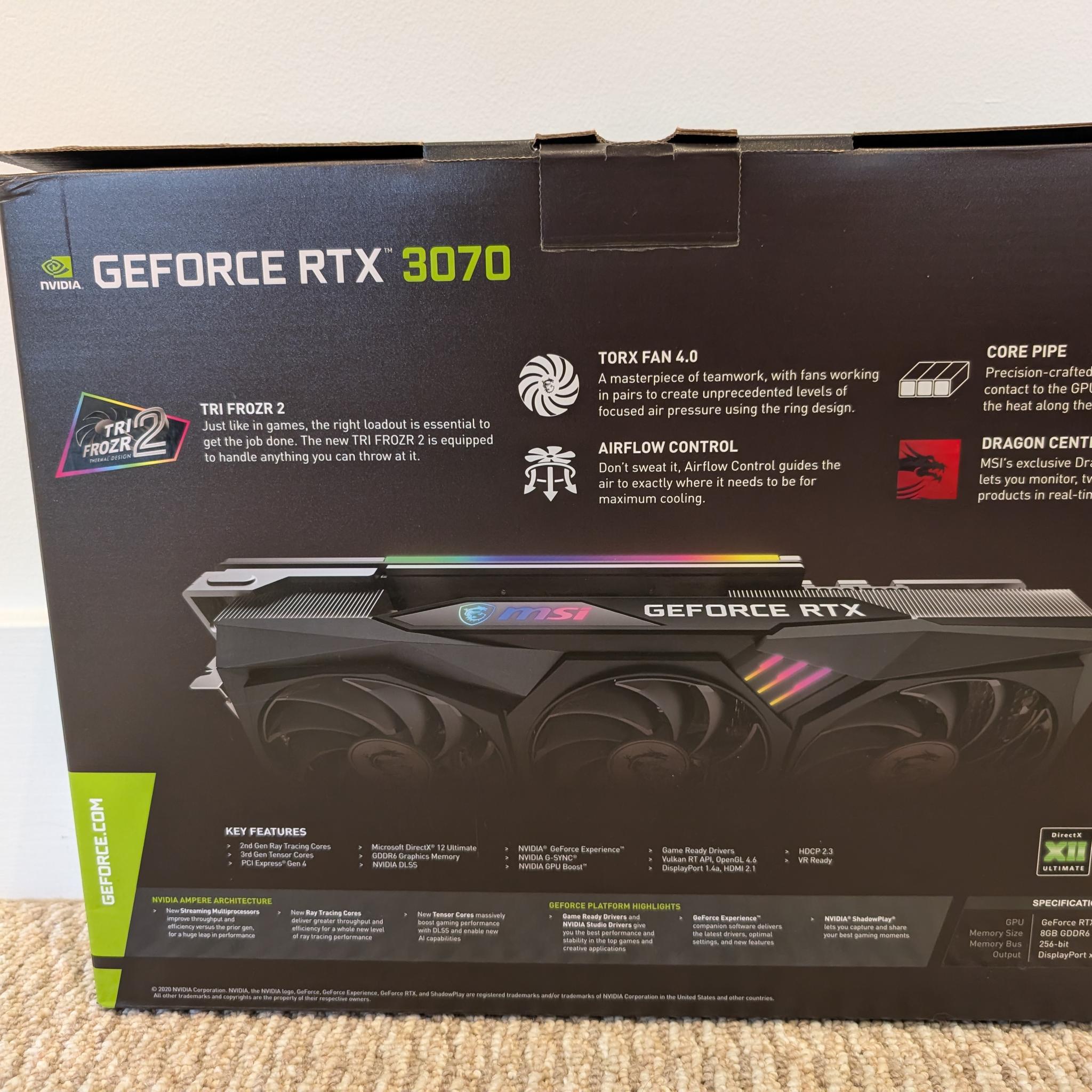 MSI GeForce RTX 3070 GAMING X TRIO