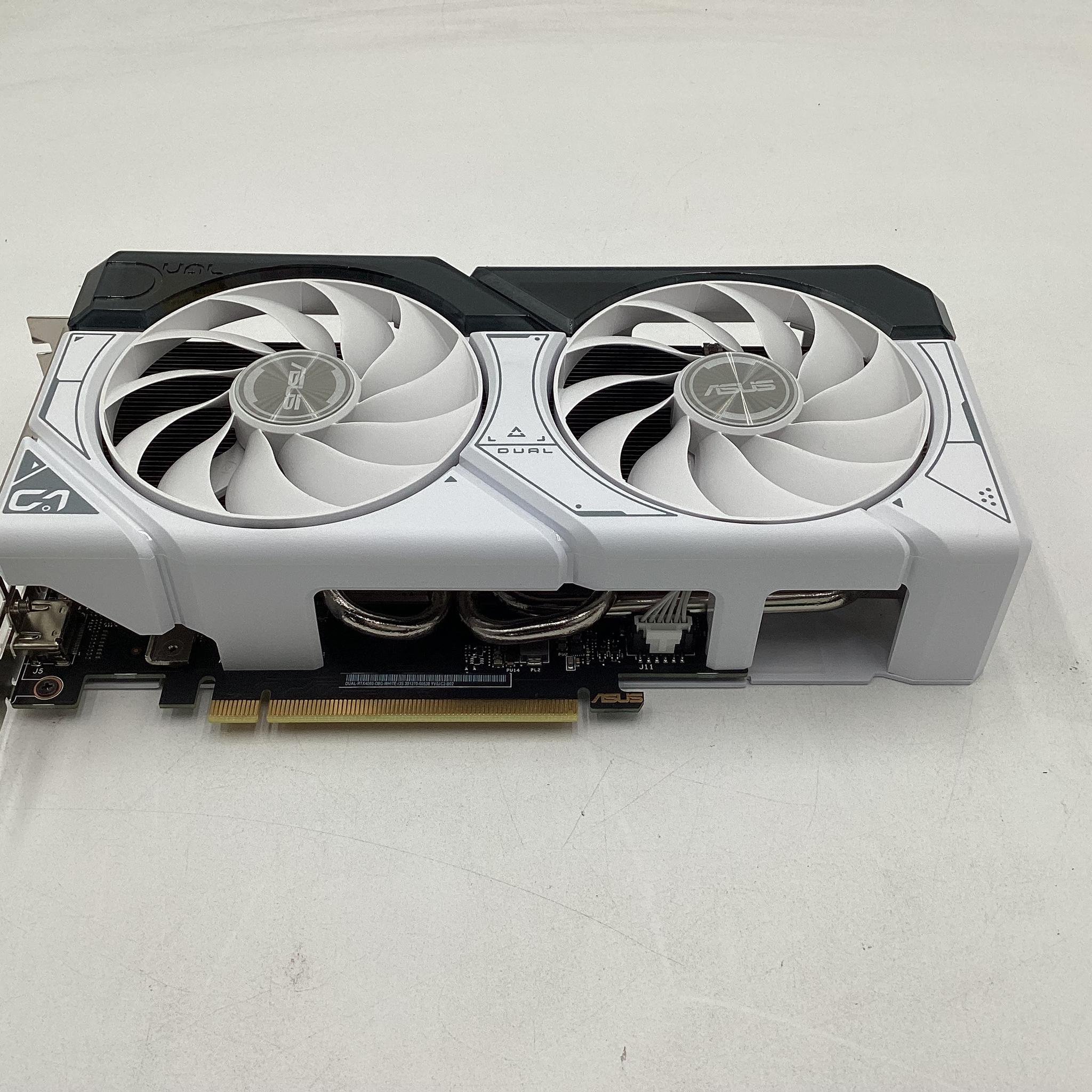 Roll over image to zoom in ASUS Dual GeForce RTX™ 4060 OC White Edition 8GB GDDR6