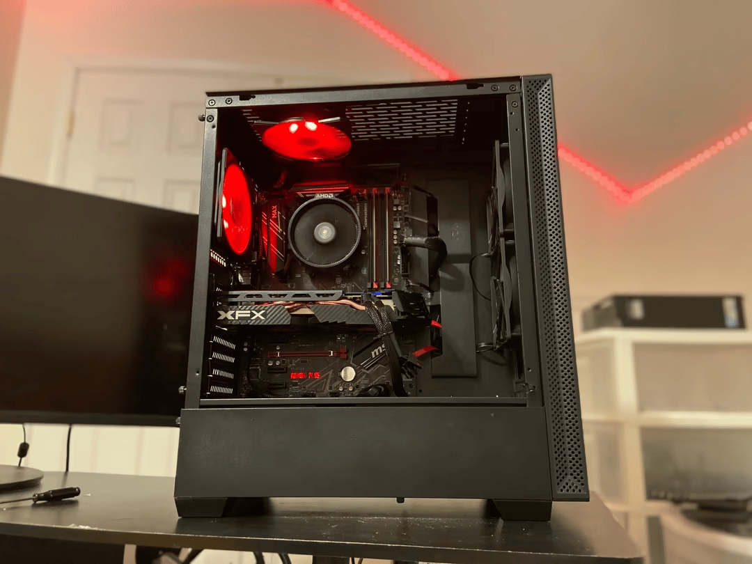 6 Core Ryzen RGB Black Gaming PC