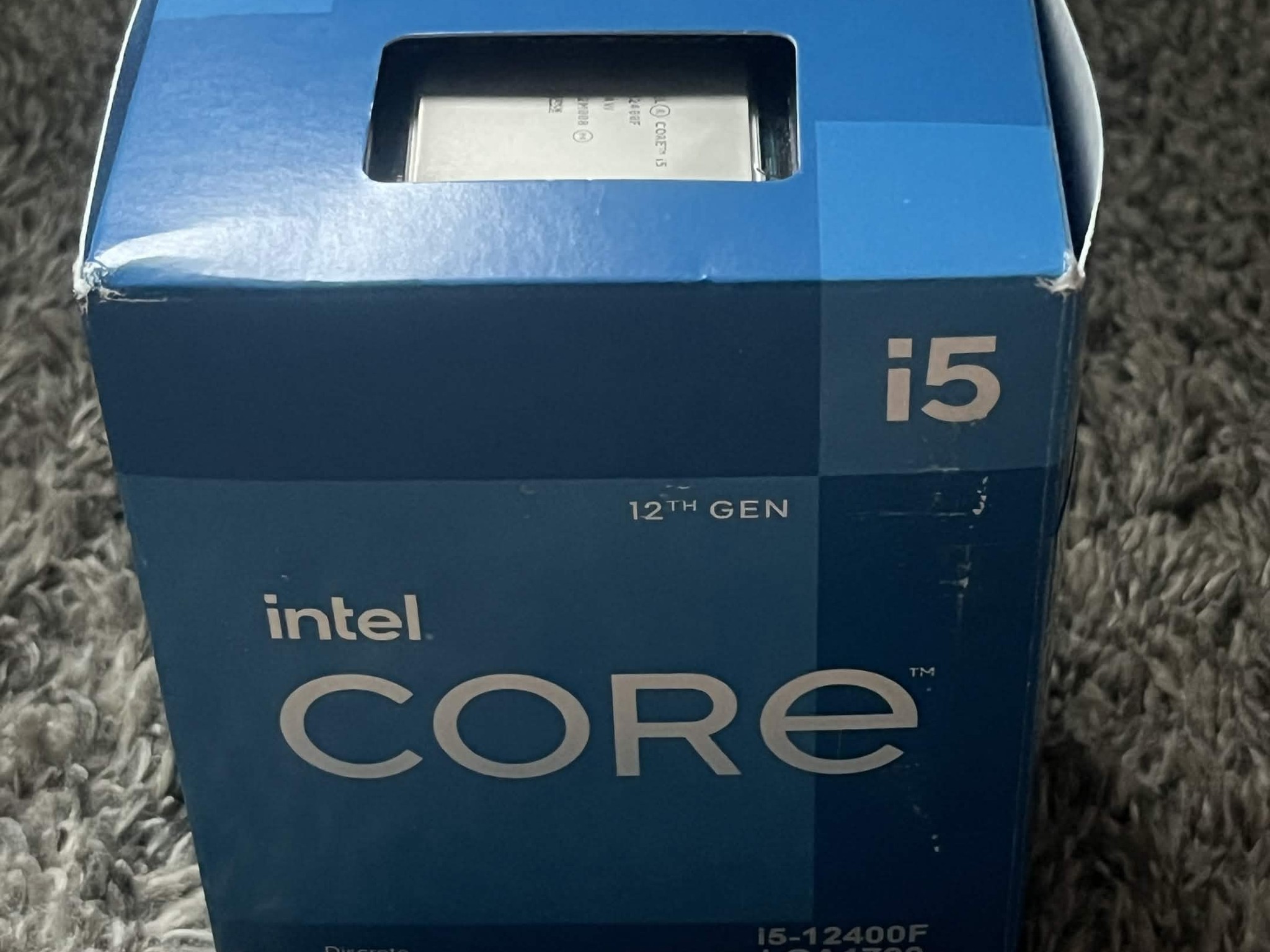 Intel Core i5-12400F 2.5GHz 6-Core 12-Thread LGA1700 CPU w/ Cooler & Box