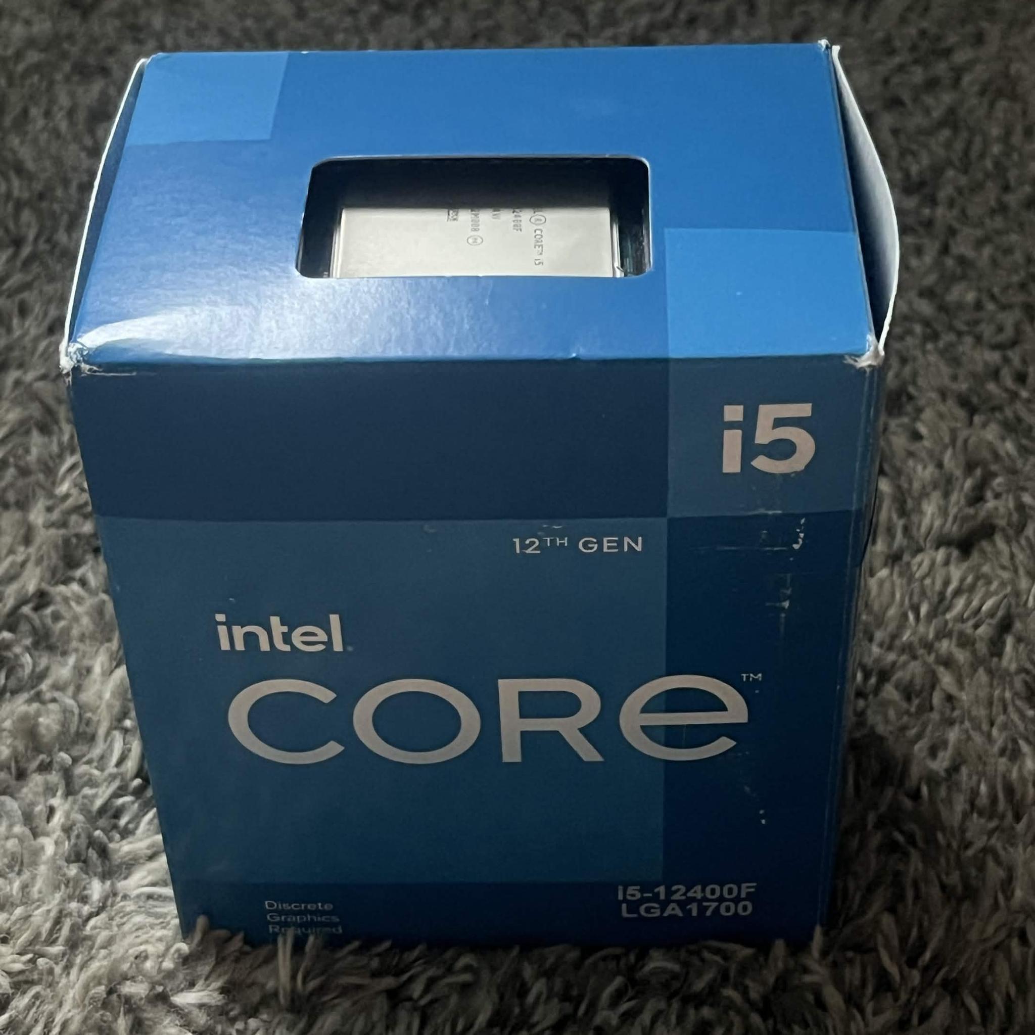 Intel Core i5-12400F 2.5GHz 6-Core 12-Thread LGA1700 CPU w/ Cooler & Box