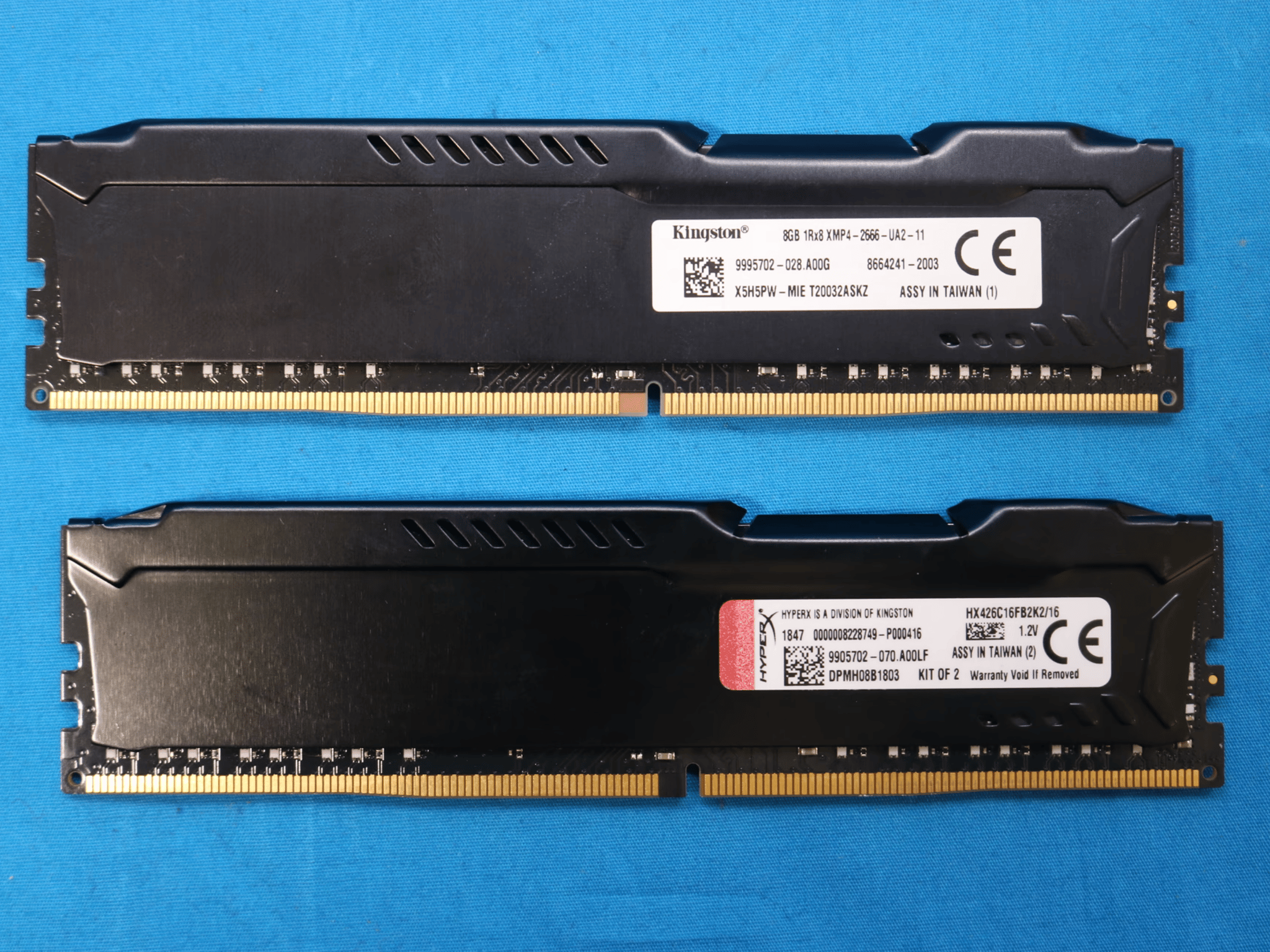 Kingston HyperX Fury 16GB (2x8GB) DDR4 2666MHz CL16 1.2V Desktop RAM HX426C16FB2K2/16