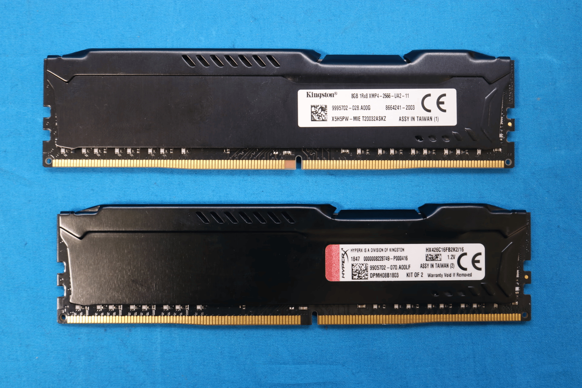 Kingston HyperX Fury 16GB (2x8GB) DDR4 2666MHz CL16 1.2V Desktop RAM HX426C16FB2K2/16