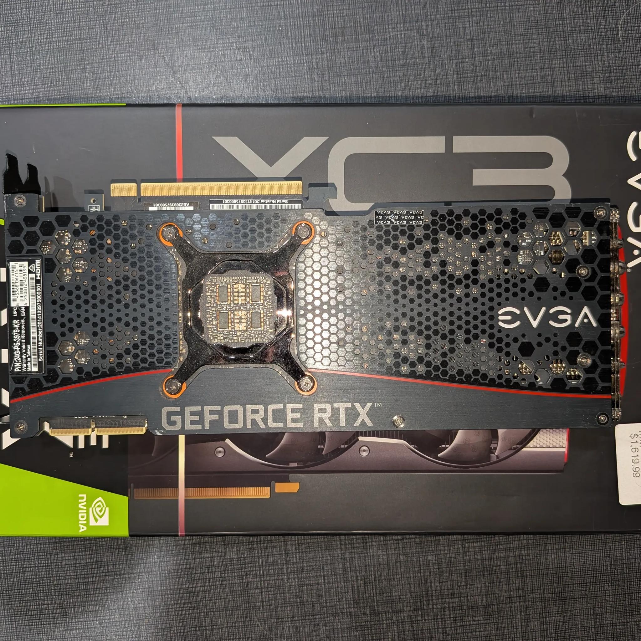 EVGA GeForce RTX 3090 XC3 Ultra 24GB GDDR6X - Used, In Original Box