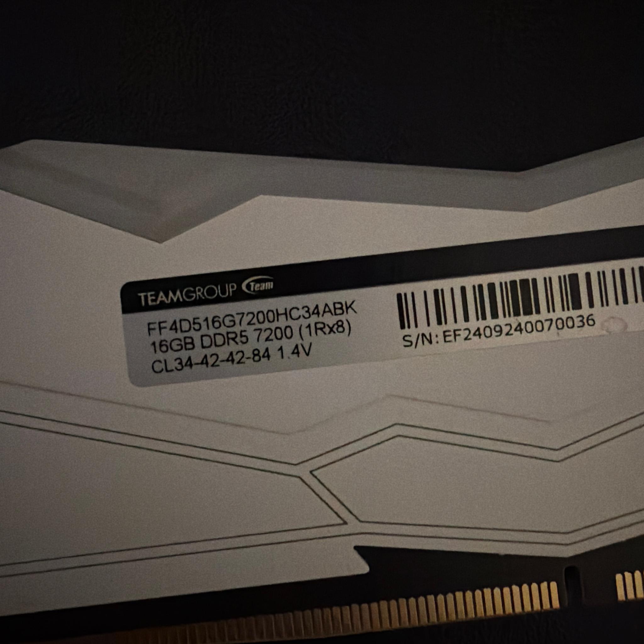 TEAMGROUP T-Force Delta RGB 16GB DDR5-7200 (2x16GB)