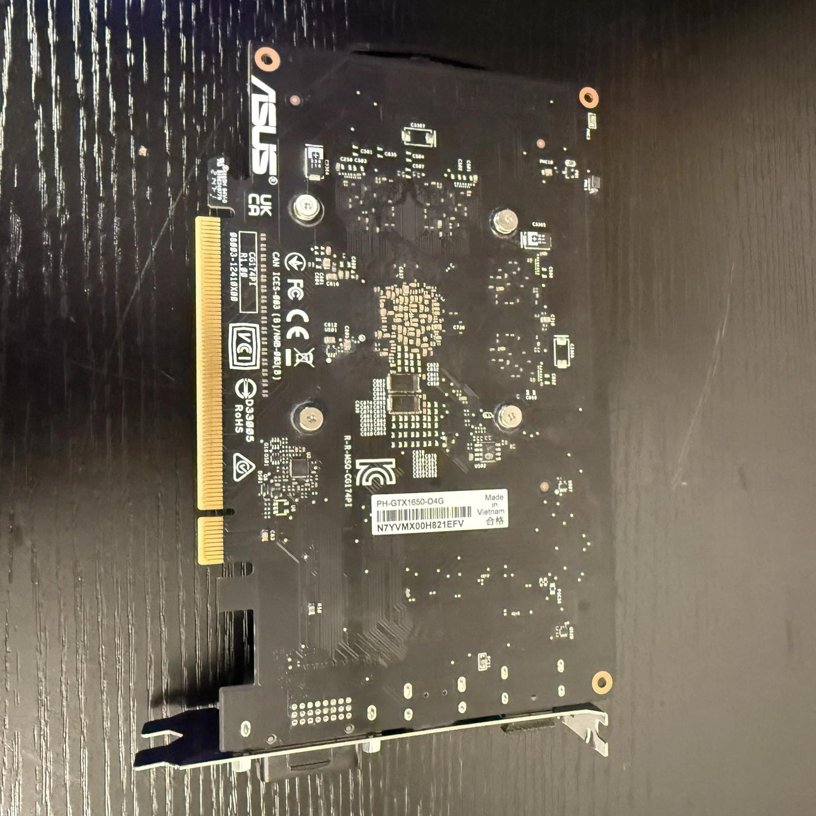 Asus GeForce GTX 1650 Phoenix EVO OC Edition 4gb GDDR5 PH-GTX1650-O4G no 6 pin needed!