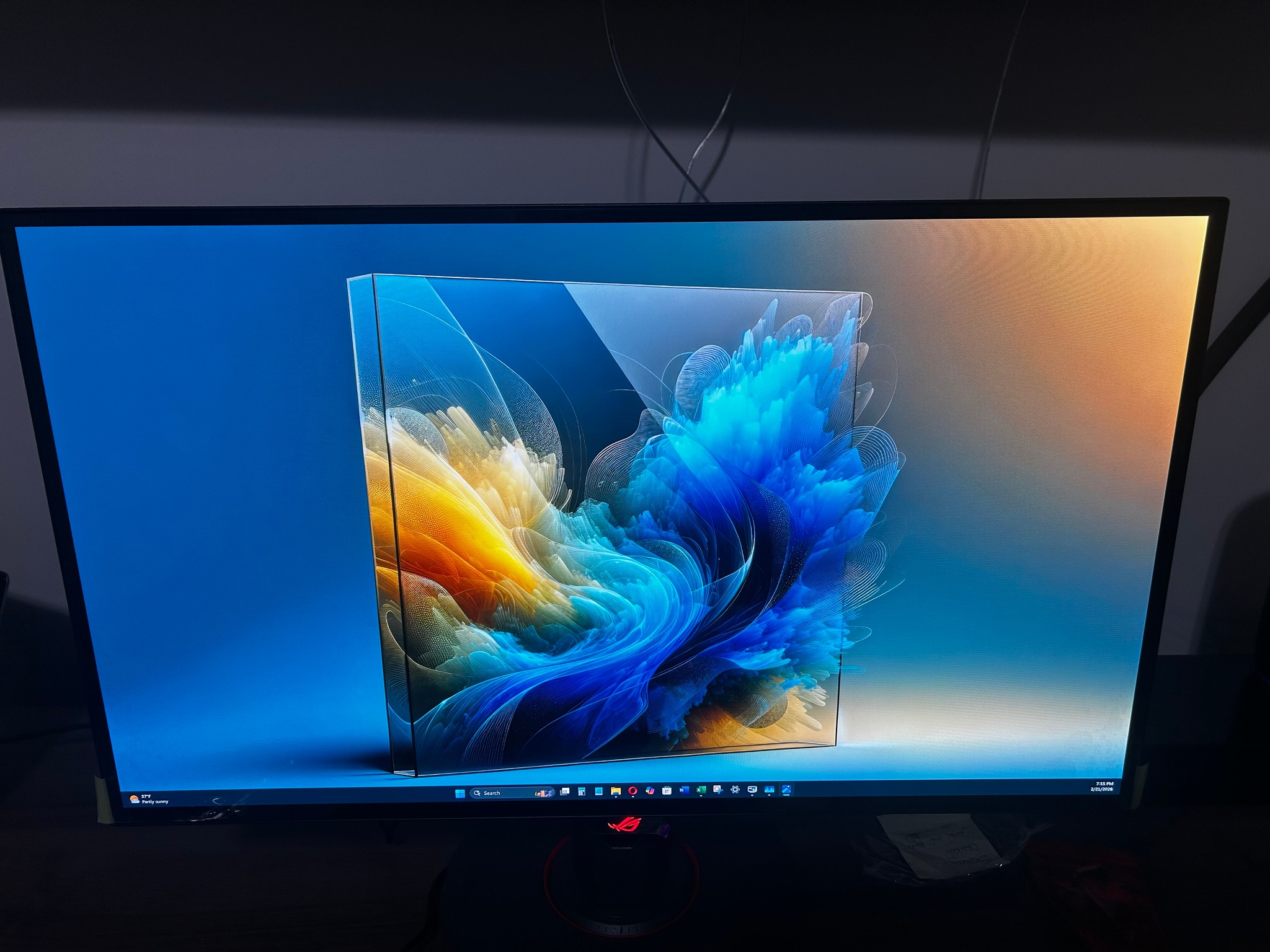 ROG Strix OLED (240hz) Gaming Monitor 27" 1440p Glossy WOLED Panel (Protection Film Still Attached!)
