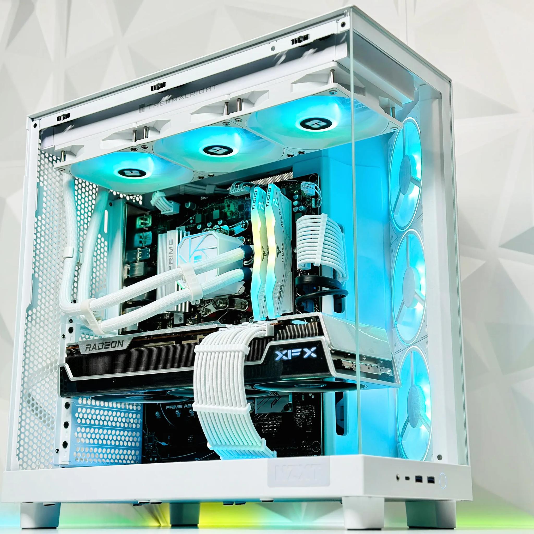 🛸👽🧊🥶Glacius|| Extreme Gaming PC🧊AMD RX 7900 XT 20GB🧊Ryzen 7 7700X🧊32GB DDR5🧊1TB NVME SSD