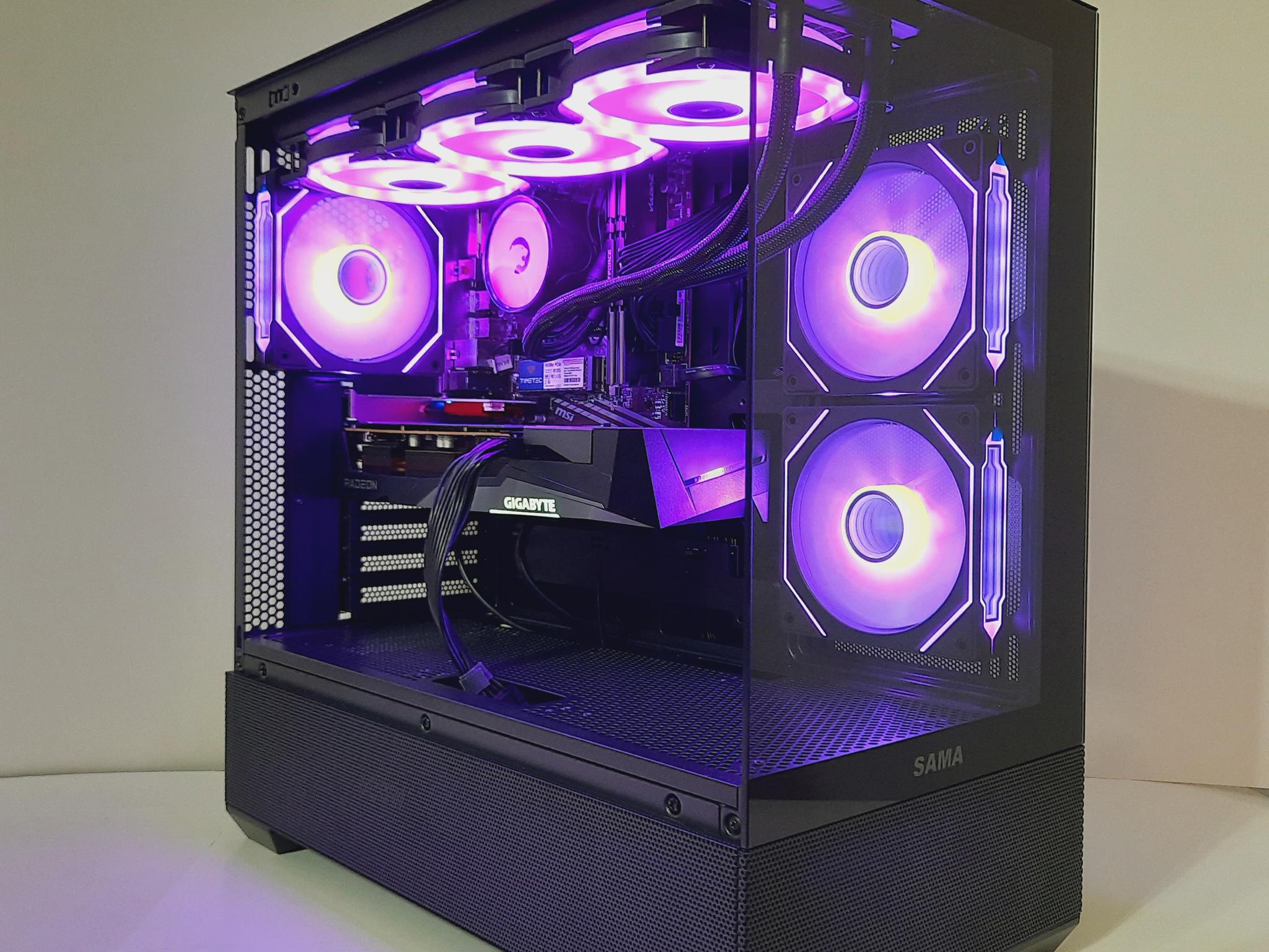 ⚡Best Value Liquid Cooled Gaming PC - RX 7600 8GB ● Ryzen 5 5500 ● 16GB RAM ● 1TB SSD ● Wi-Fi