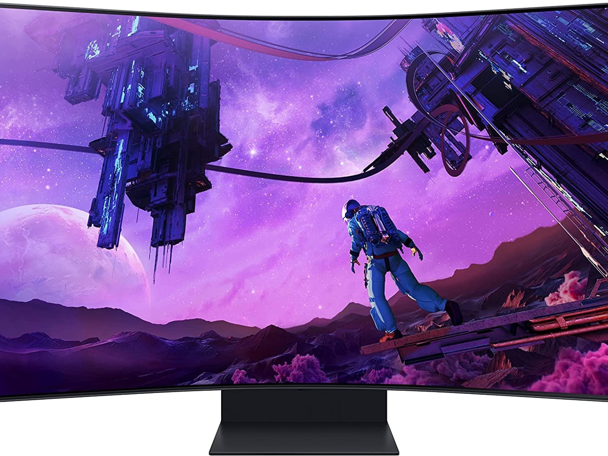 Samsung 55” Odyssey Ark 4K UHD 165Hz 1ms Quantum Mini-LED Curved Gaming Screen