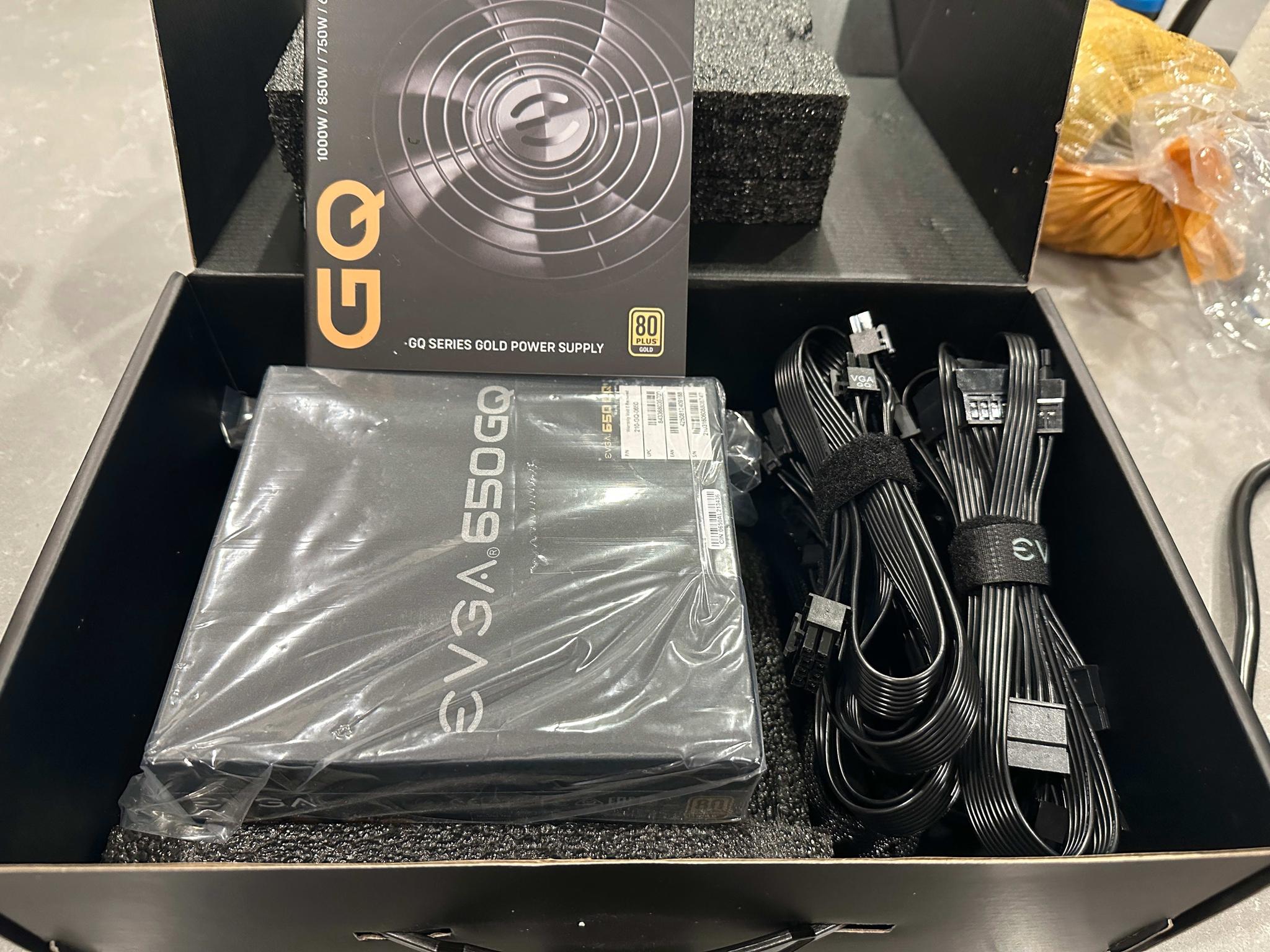 EVGA 650 W 80+ Gold Certified Semi-modular ATX Power Supply (NOB)